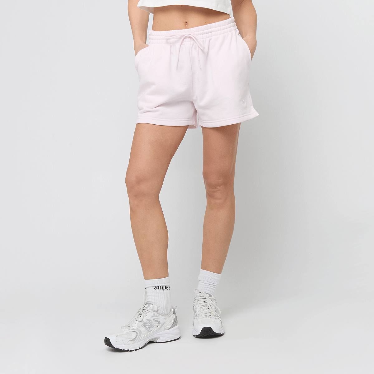 New Balance Różowy Sport Essentials French Terry Short