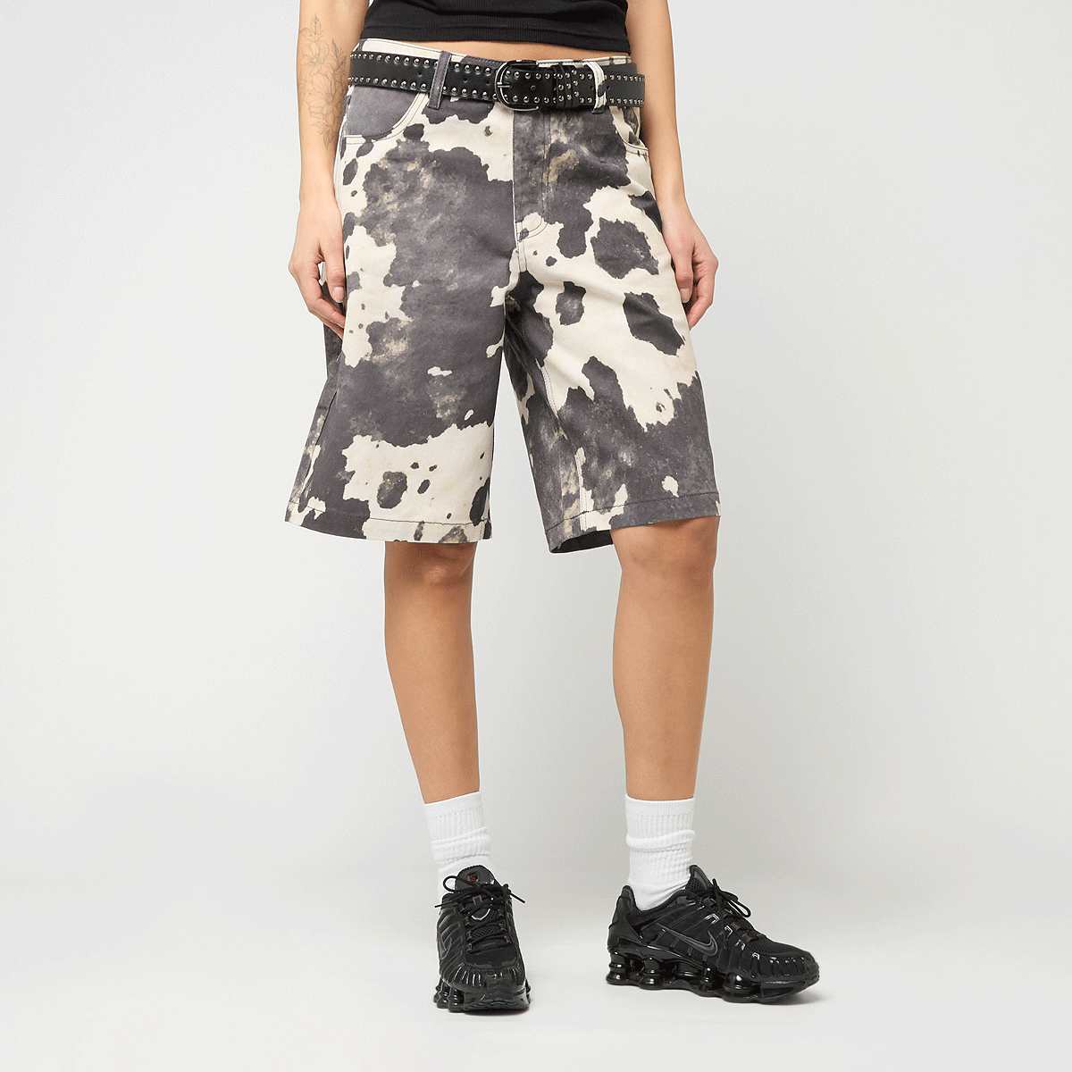 Decibel Wielokolorowy Cow Print Jorts