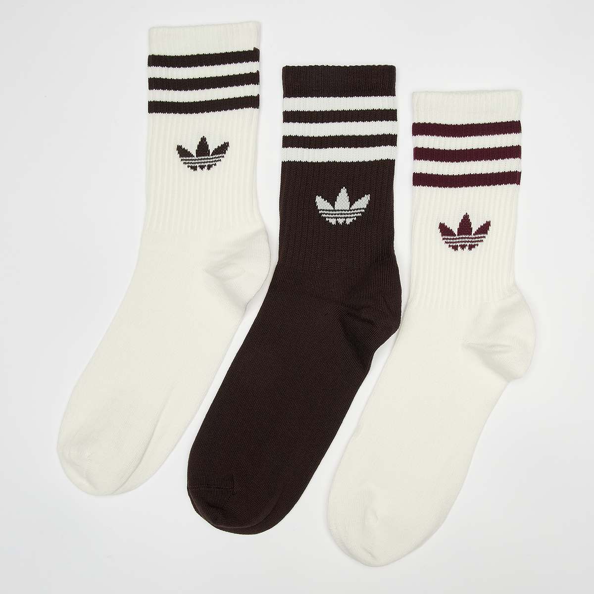 3 PACK - 3S CREW S  white/lucid red/lucid blue