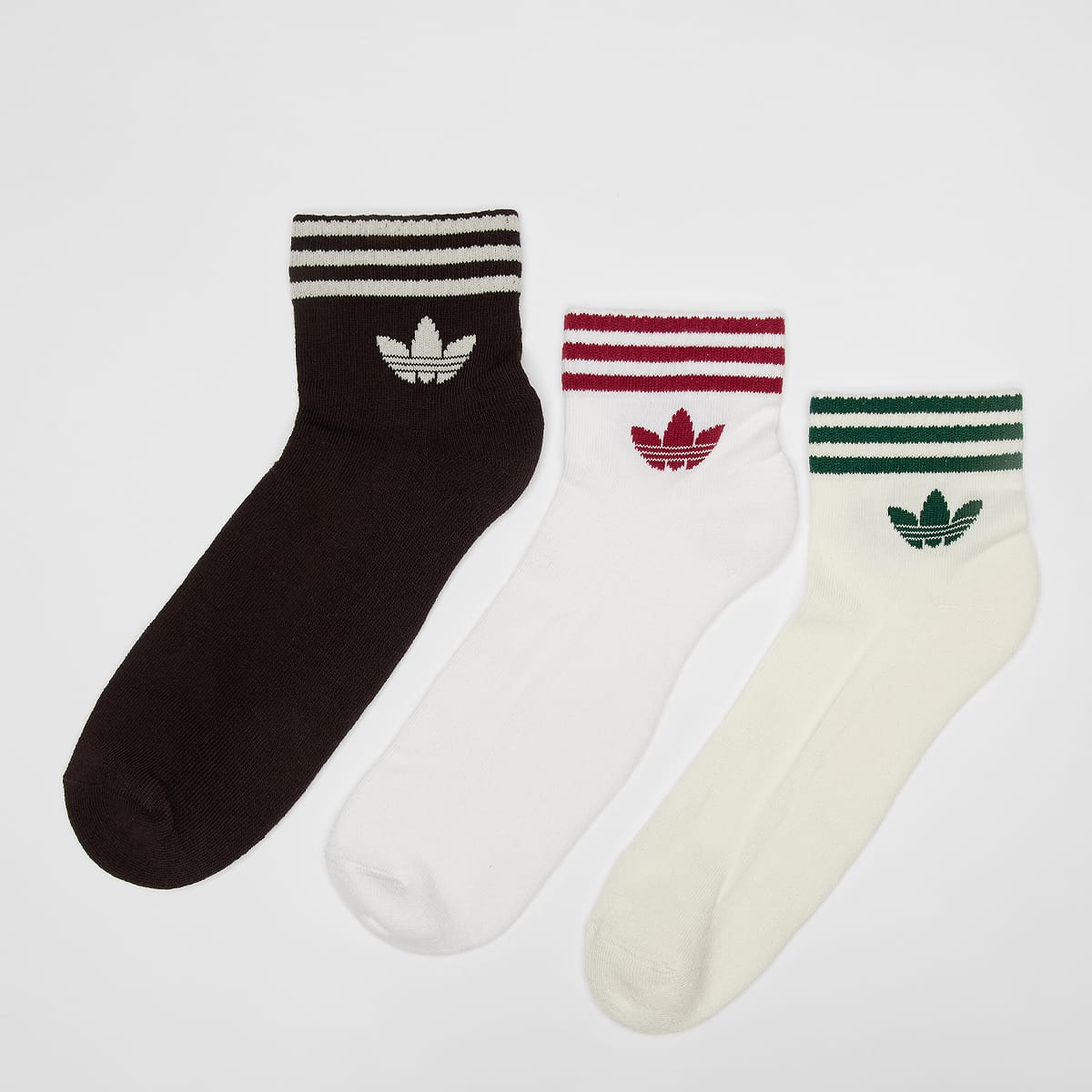 3 PACK - 3S ANKLE S  black/black/black