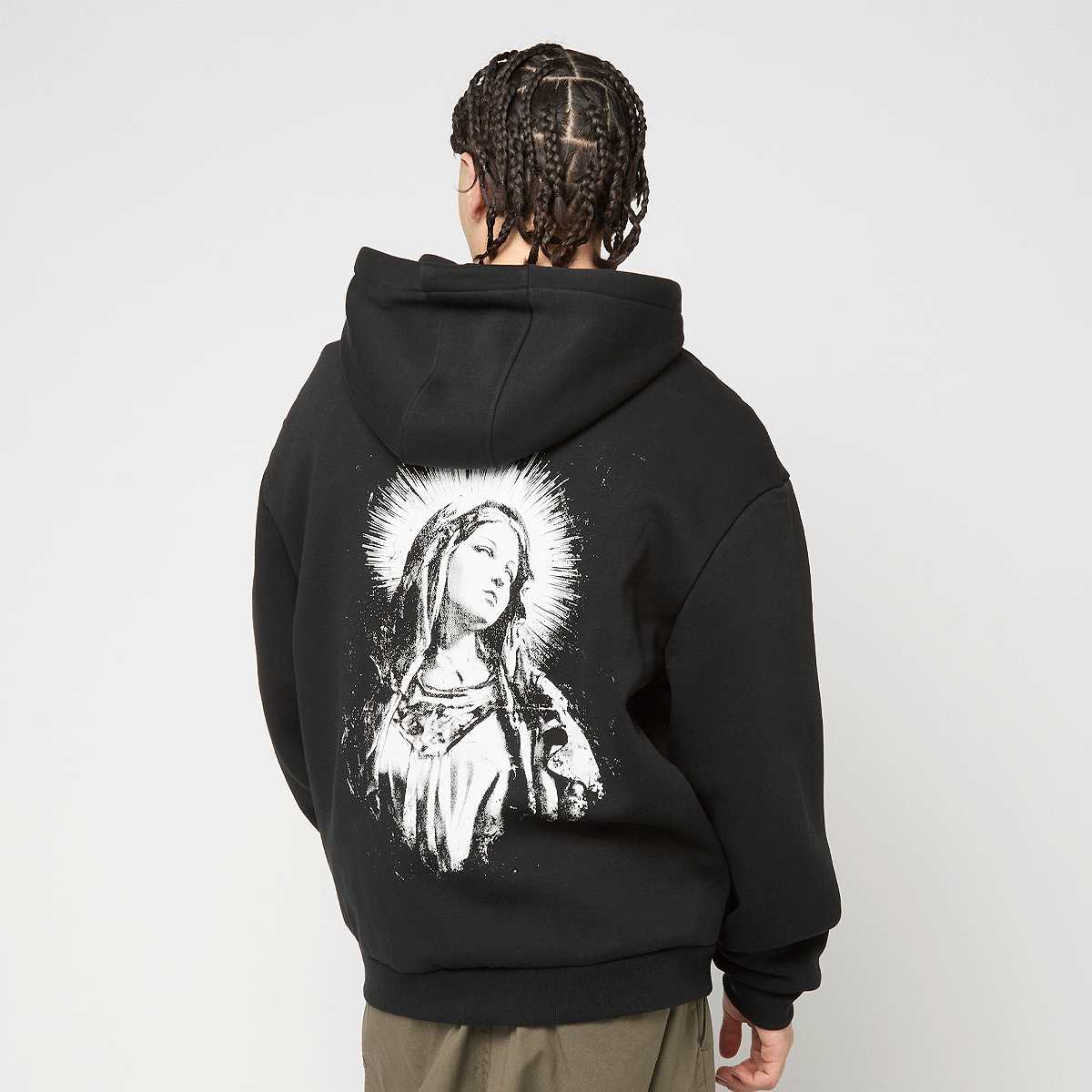 Mary Cross Fluffy Zip Hoody | SNIPES