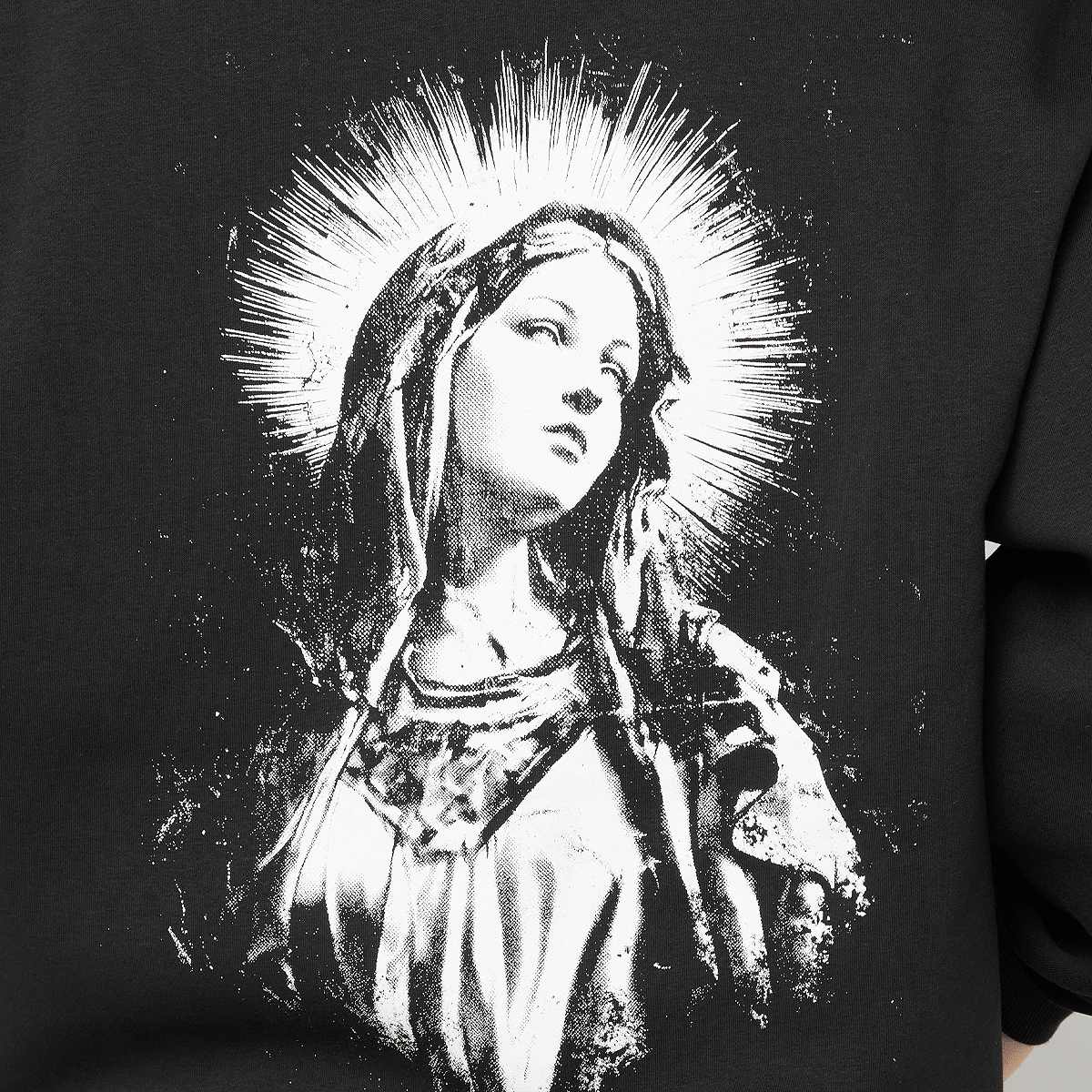 Mister Tee Mary Cross Fluffy Zip Hoody — foto 3