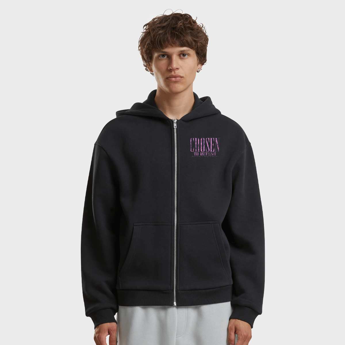 Mister Tee Chosen To Defent Fluffy Zip Hoody — foto 2