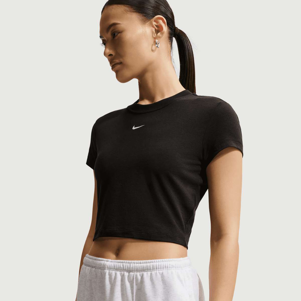 Nike Camiseta de mujer Sportswear Chill Knit Negro — foto 5