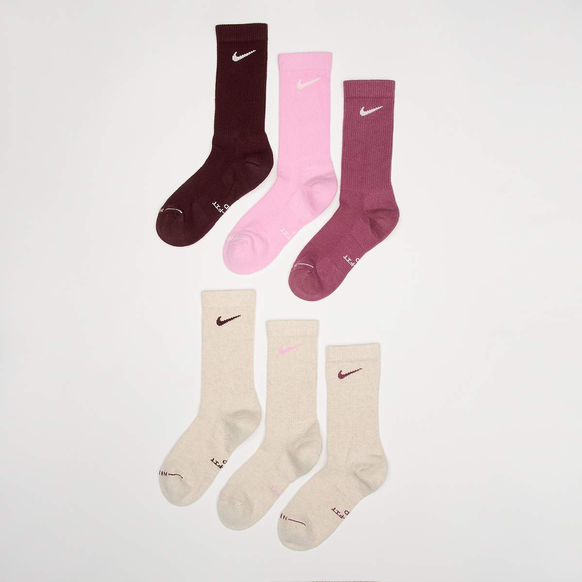 6 PACK - Everyday Elevated Crew Socks
