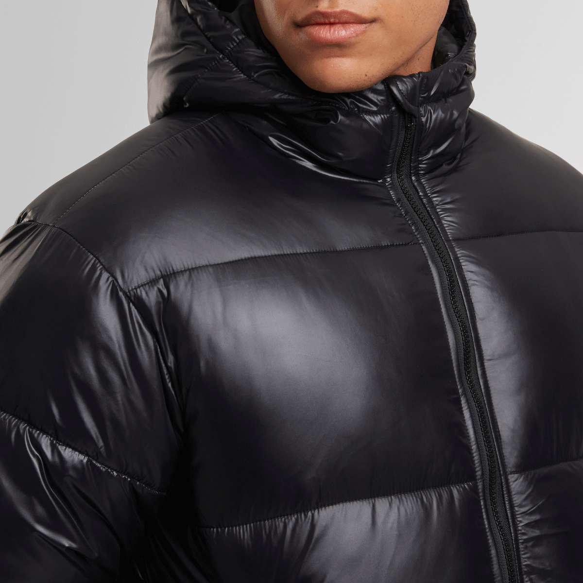 Snipes Shiny Puffer Jacket With Hood — foto 3