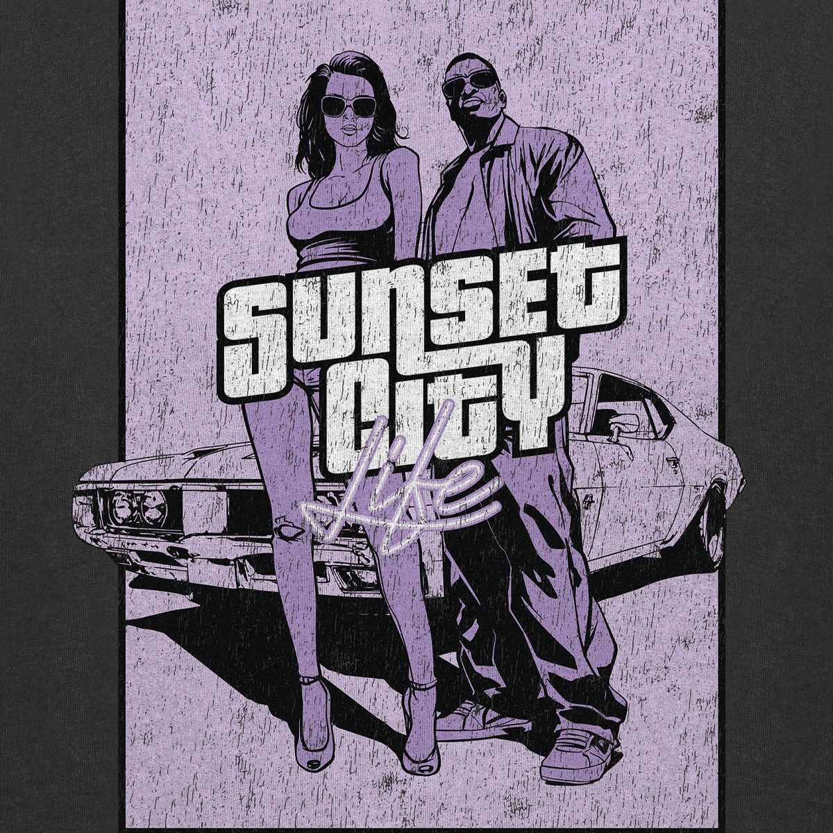 Mister Tee Sunset City Vintage Oversize Tee — foto 3