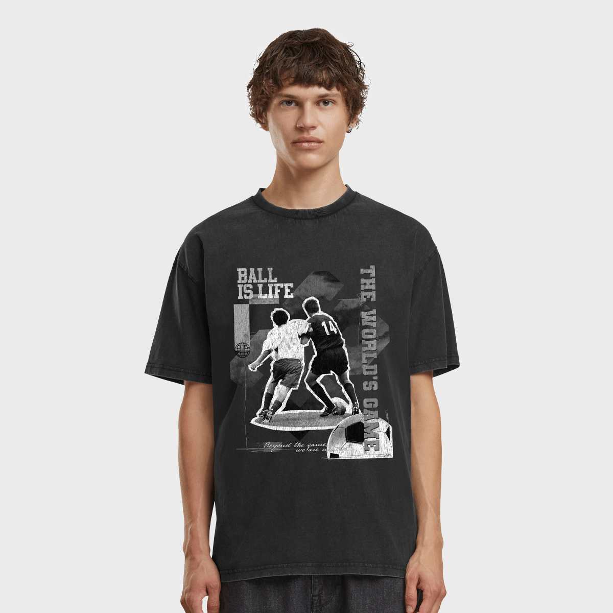 Mister Tee Ball Is Life Vintage Oversize Tee