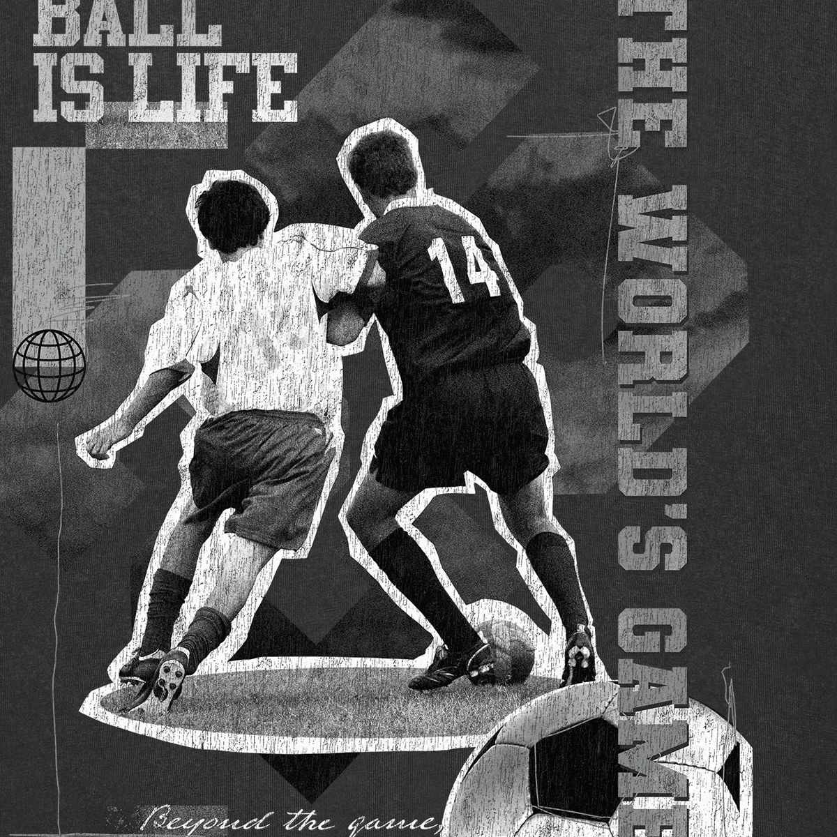 Mister Tee Ball Is Life Vintage Oversize Tee — foto 3