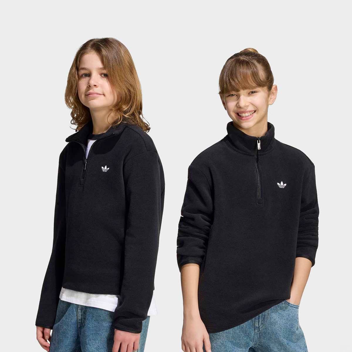 Loose Fleece Halfzip Sweatshirt