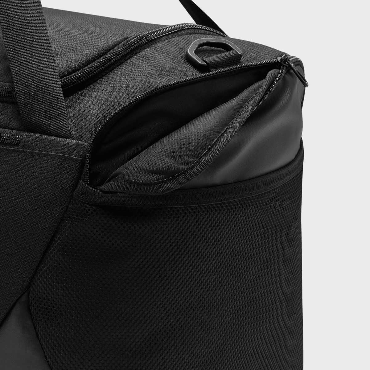 Nike Brasilia 40L Small Duffel Bag 'Black White' — foto 7