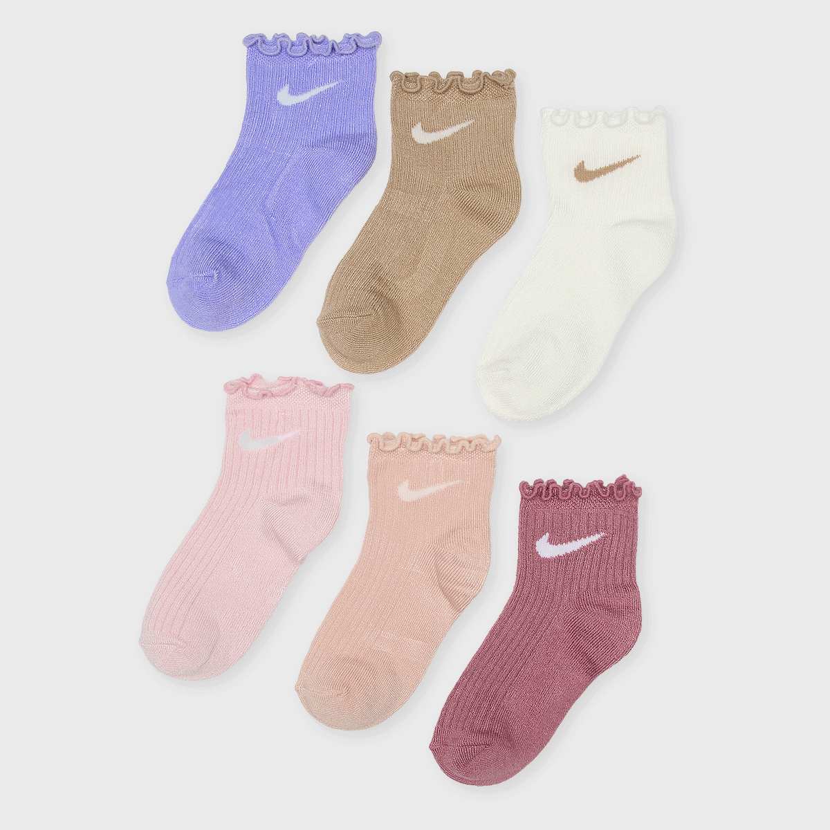 6 PACK - Lettuce Welt Ankle Sock