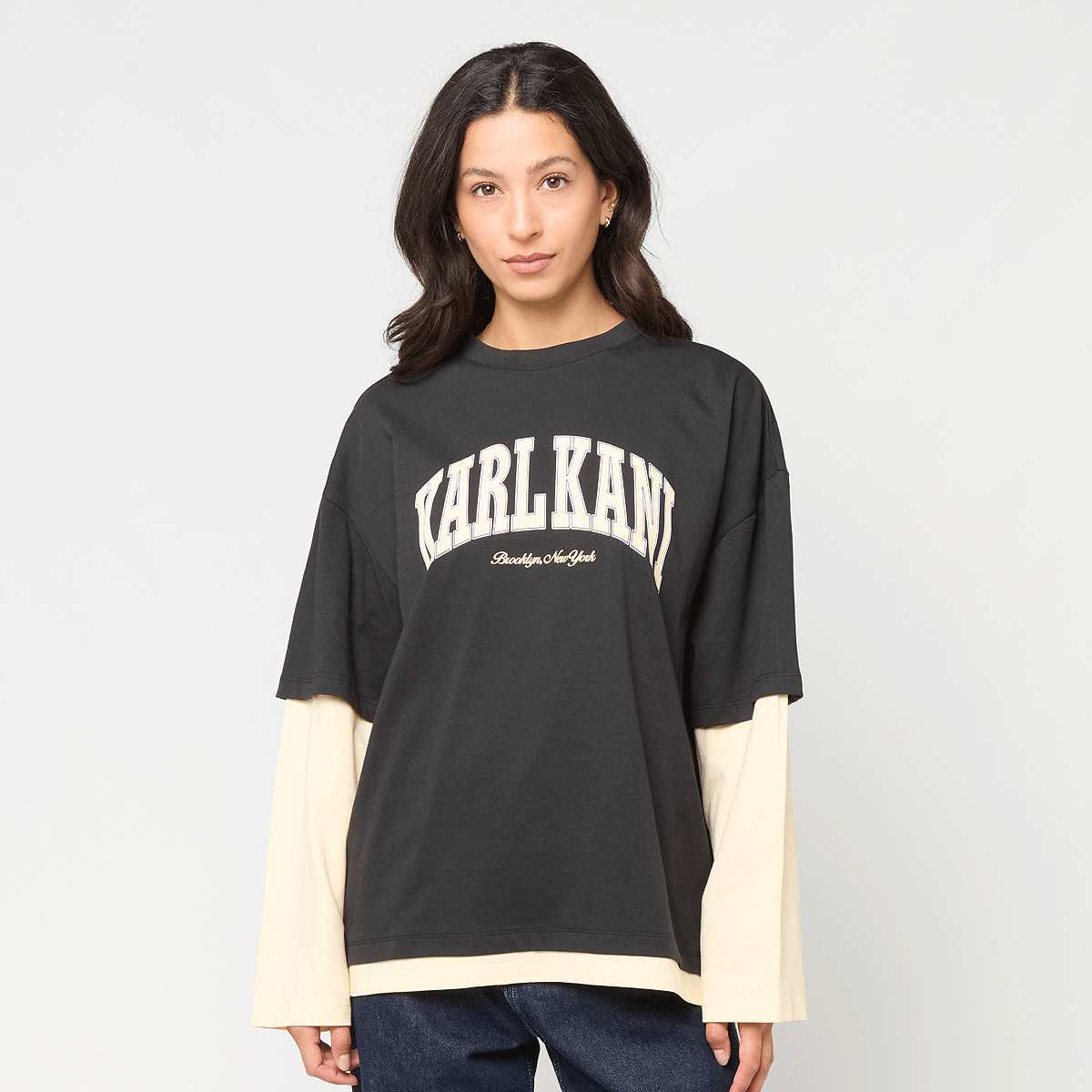 College Oversized Layered Longsleeve