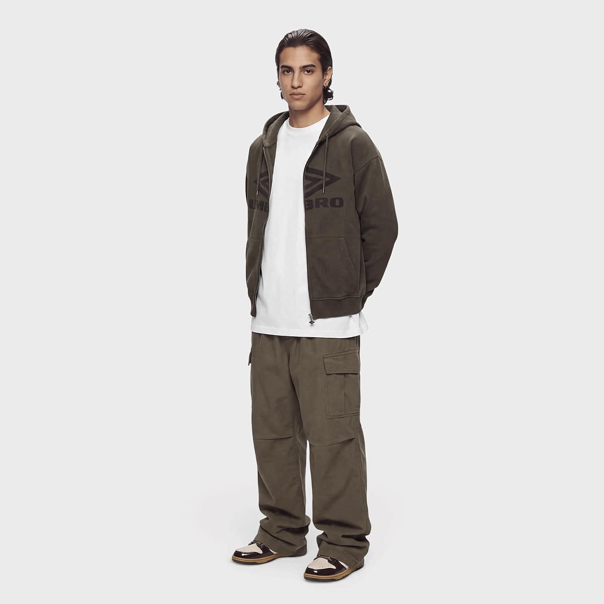 Umbro Washed Zip Through Hoodie — photo 4