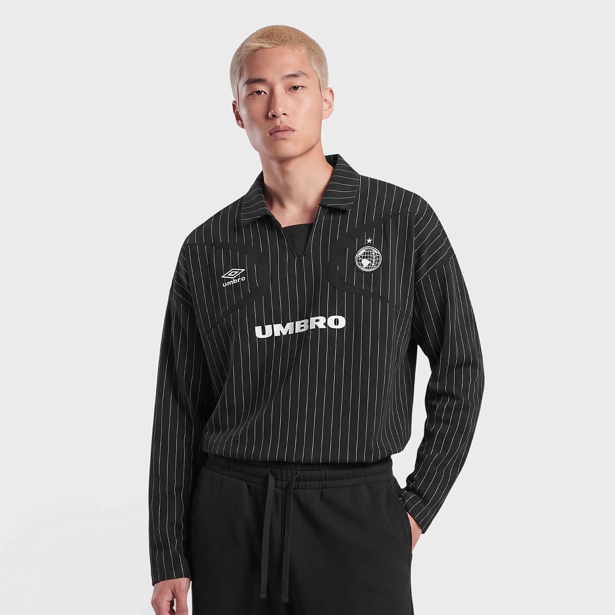 Umbro Pinstripe Drill Top