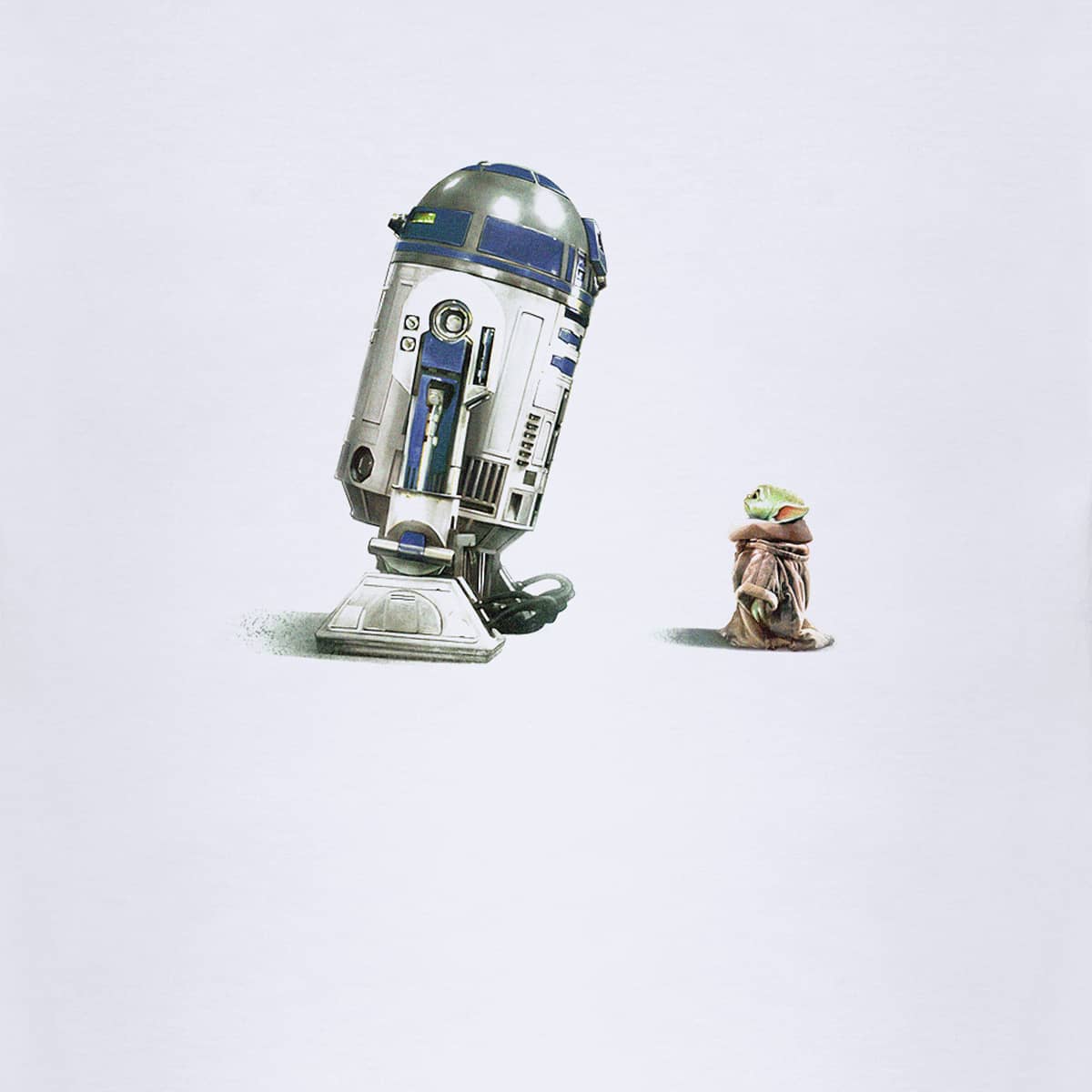 Mister Tee Star Wars Mandalorian R2D2 Grogu Loose Tee — foto 3