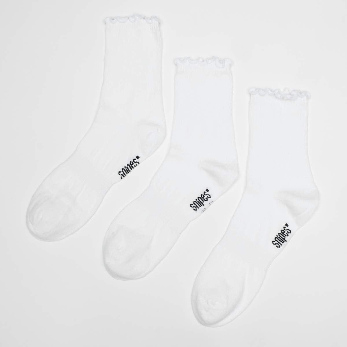 3 PACK - Ruffle Socks