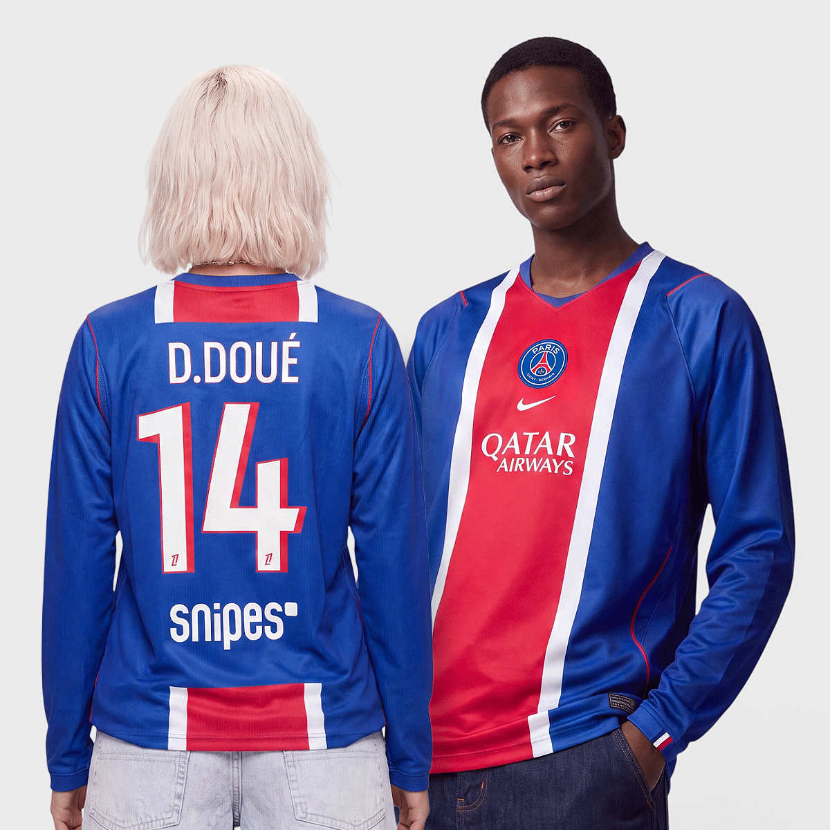 Kvaratskhelia / No. 7 / PSG Dri-FIT Jersey Longsleeve Home Stadium