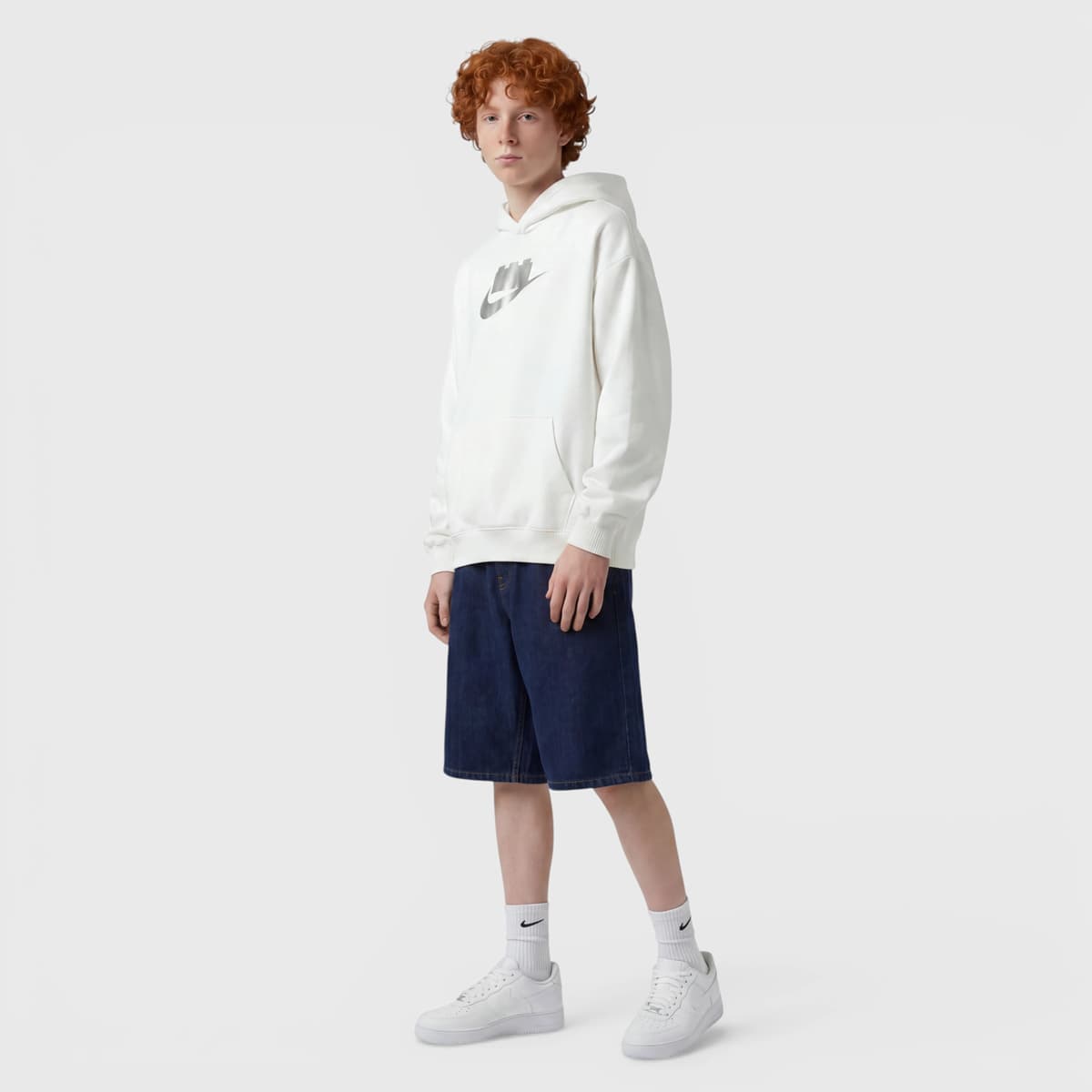(GS) Nike x LEGO Collection Hoodie 'White Smoke Grey' — foto 5