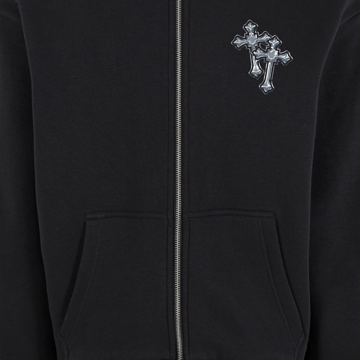 Mister Tee Six Crosses Fluffy Zip Hoody — foto 4