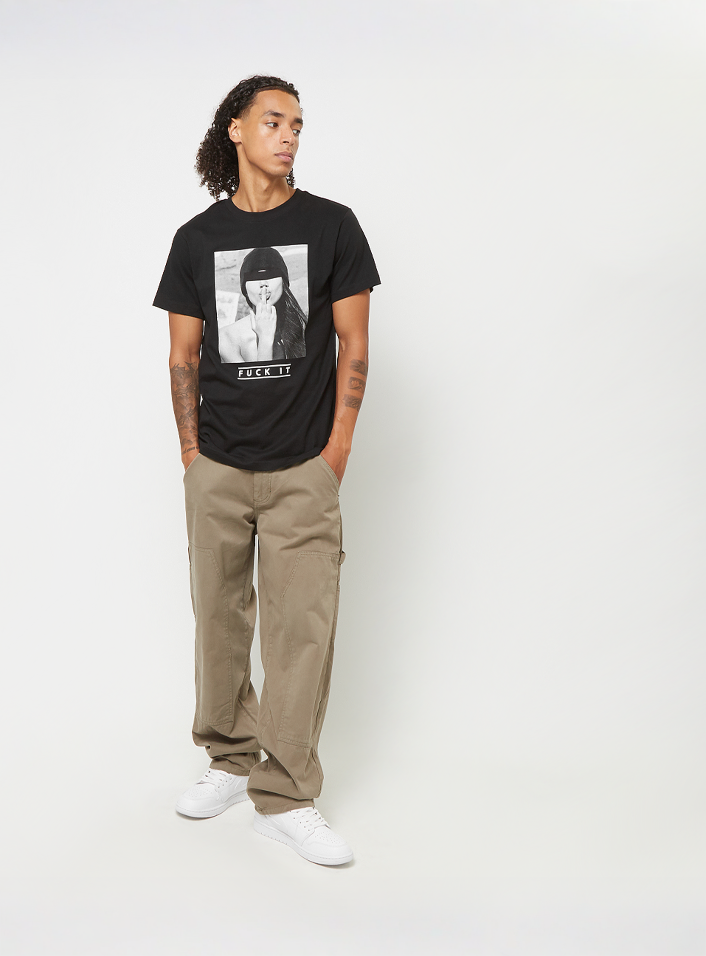 Mister Tee, T-Shirt F#?KIT, black, Image 4 of 5