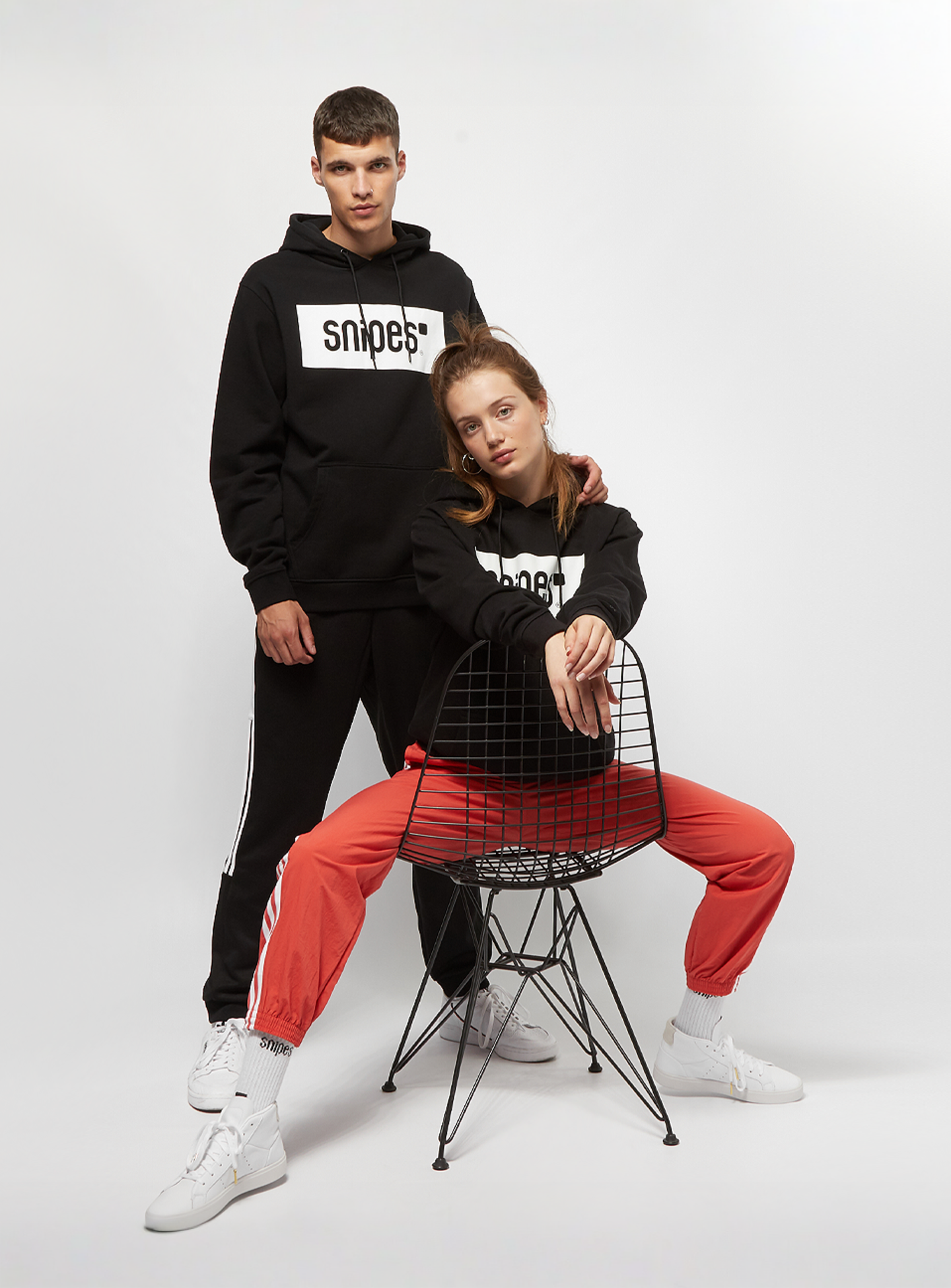 SNIPES, Hooded-Sweatshirt Box Logo, black, Image 4 of 5