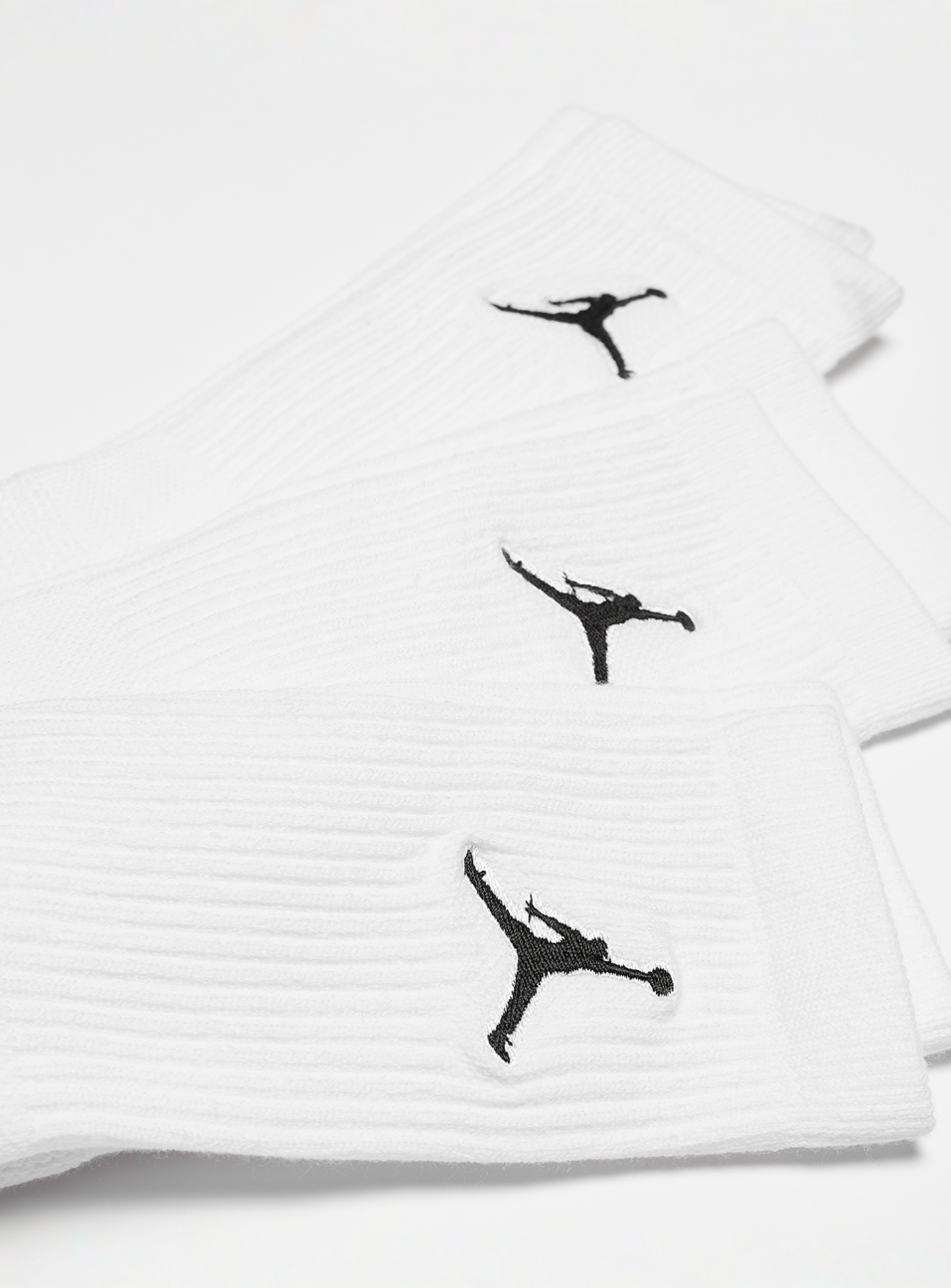 Jordan, 3 PACK - Everyday Max Crew Socks, white, Image 2 of 2