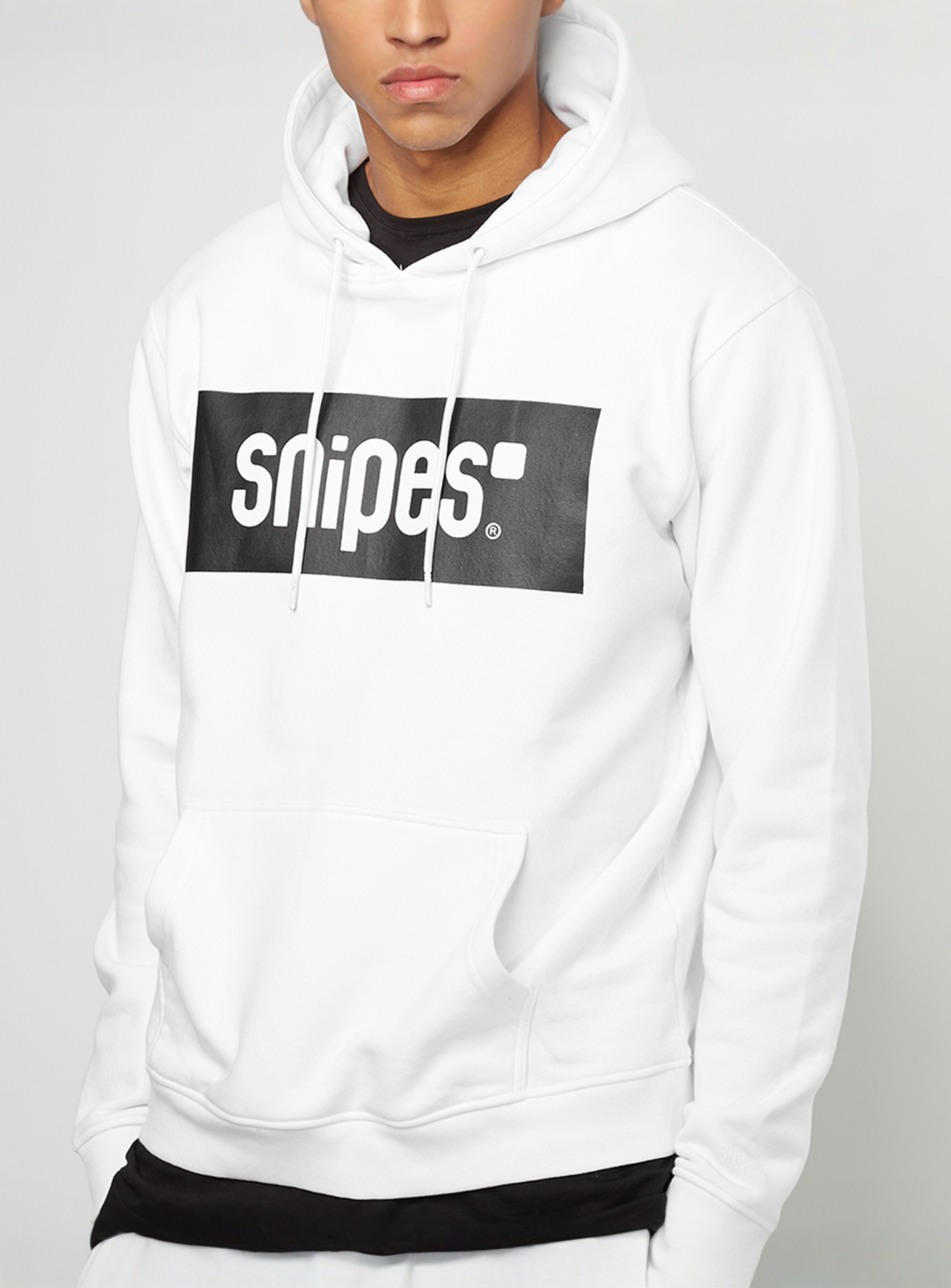 SNIPES, Hooded-Sweatshirt Box Logo, white, Image 5 of 5
