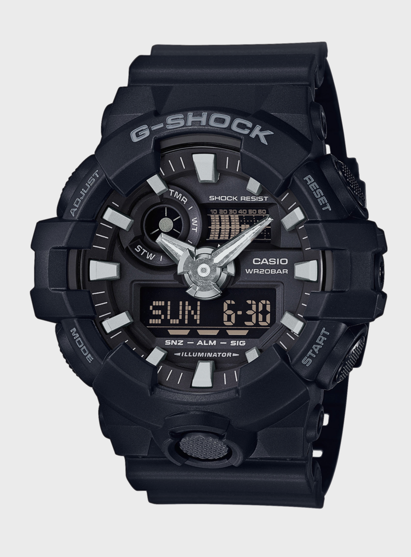 G-SHOCK, GA-700-1BER, black, Image 1 of 3