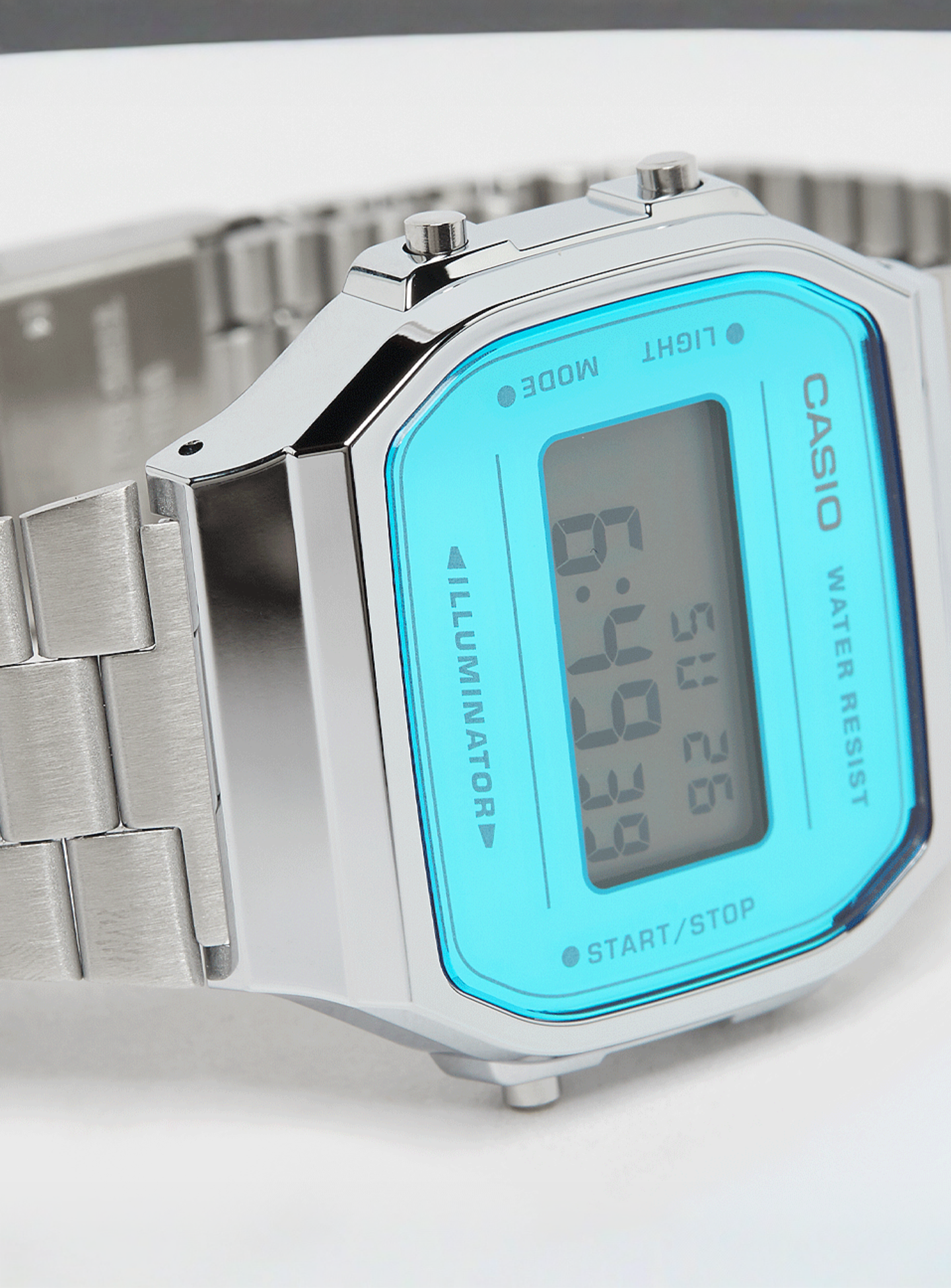 CASIO, A168WEM-2EF, silver, Image 3 of 3
