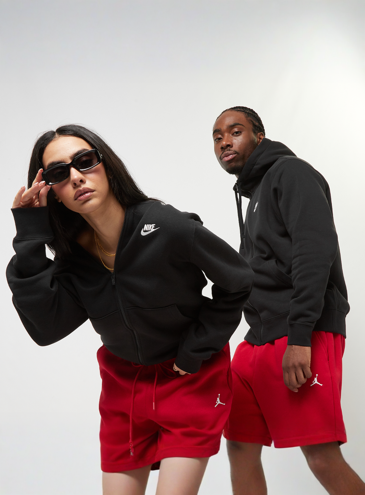 Nike, Club Hoodie Full Zip, black, Image 1 of 4
