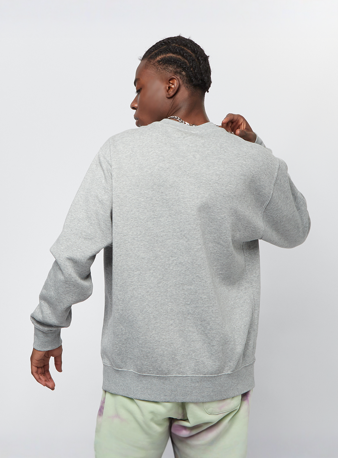 Nike, Sportswear Club Fleece Crew, grey, Image 2 of 5