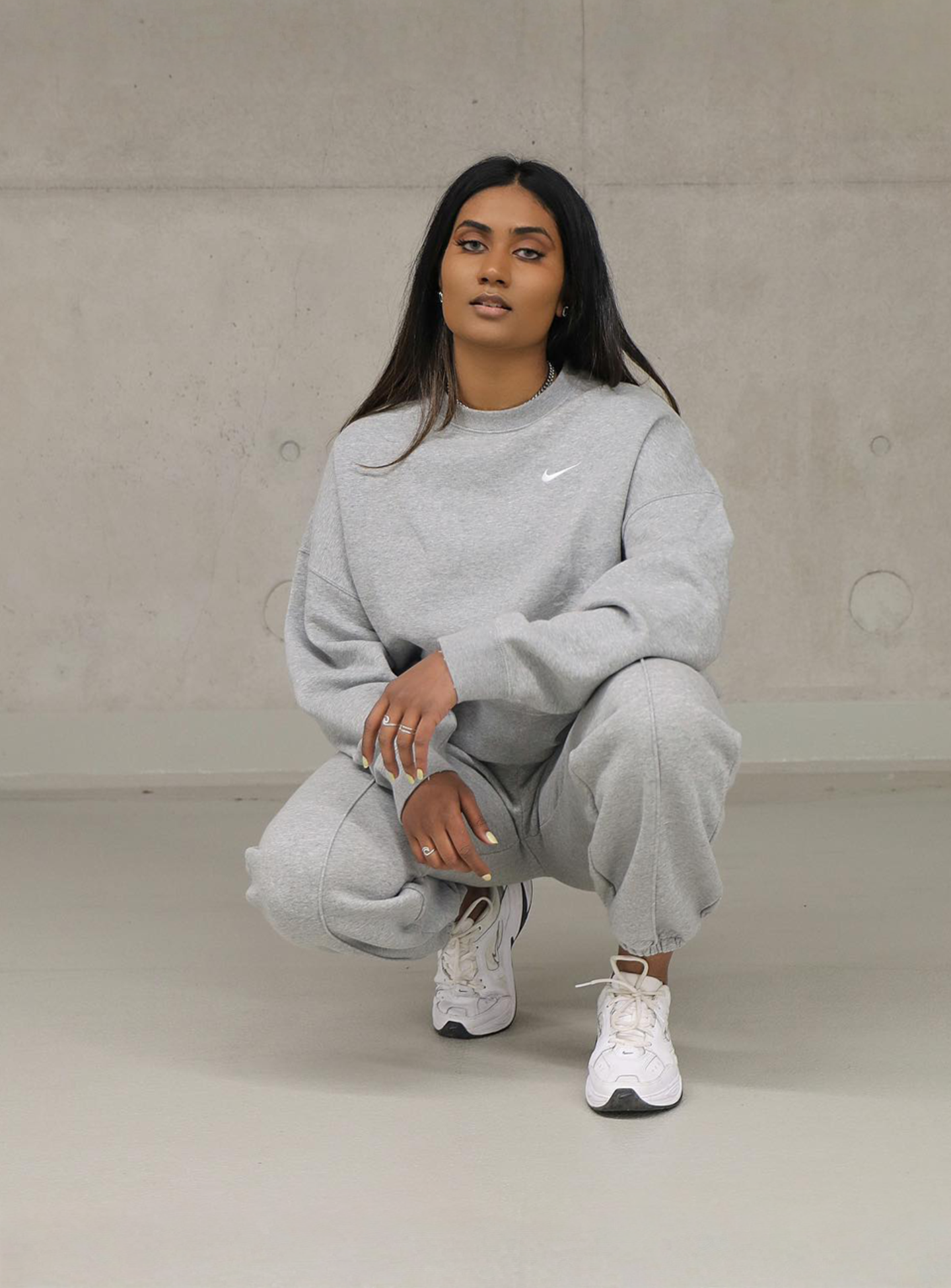 Nike, Sportswear Club Fleece Crew, grey, Image 5 of 5