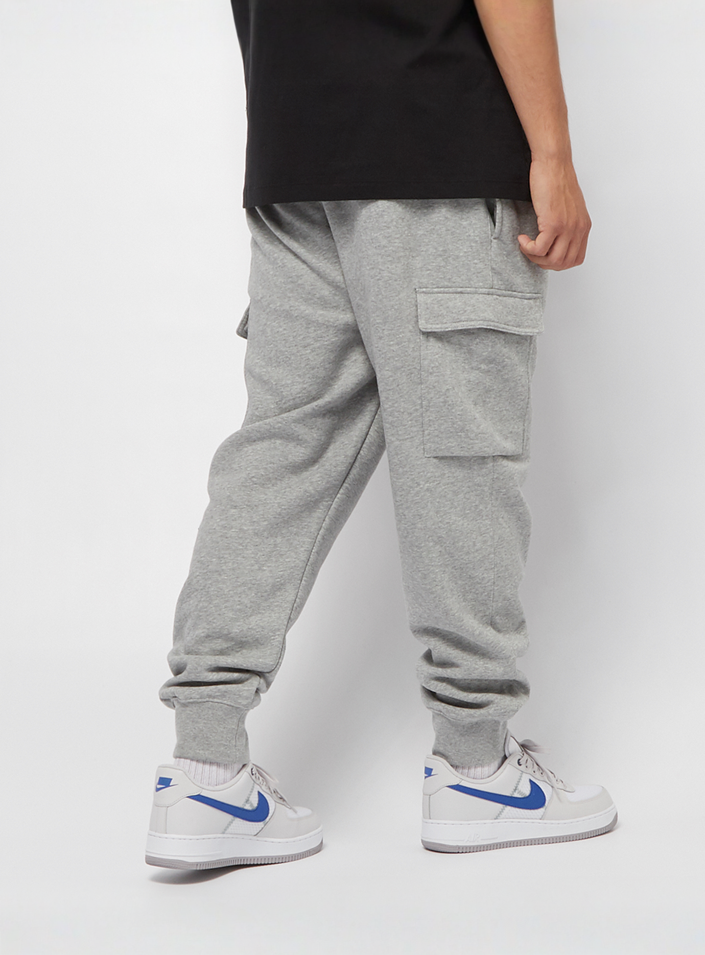 Nike, Sportswear Club Fleece Cargo Pants, grey, Image 3 of 6