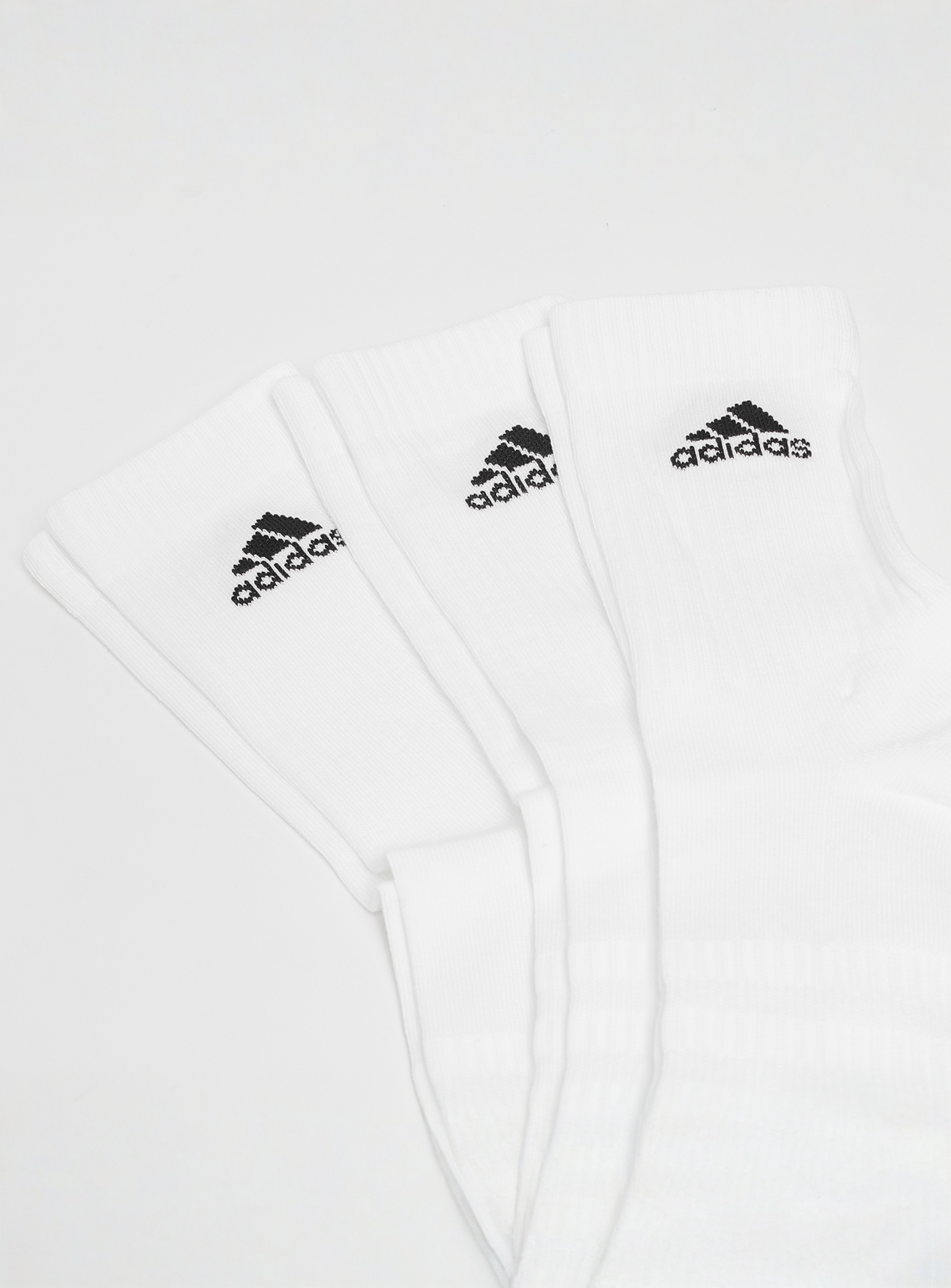 adidas Sportswear, 3 PACK - Sportswear Crew Socks, white, Image 2 of 2