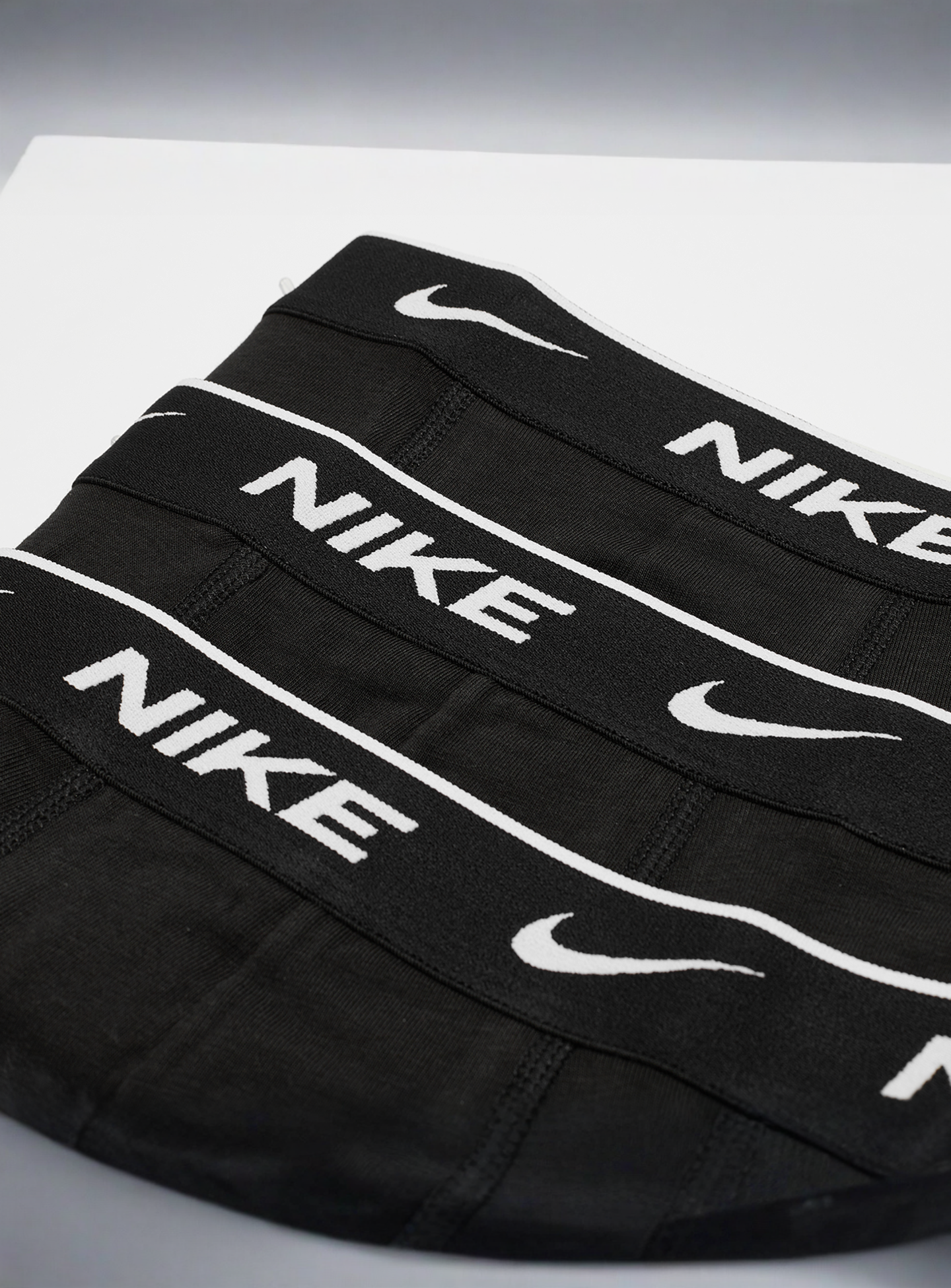 Nike, 3 PACK - Everyday Cotton Stretch Trunk, black, Image 2 of 2