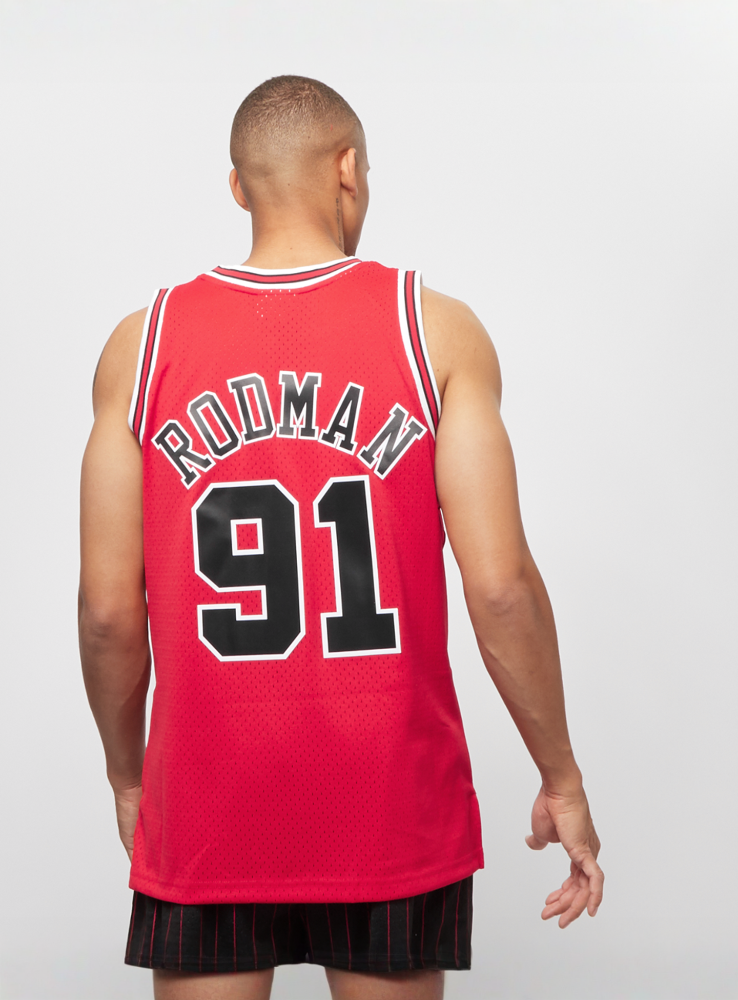 Mitchell & Ness, NBA Swingman Chicago Bulls Dennis Rodman scarlet, red, Image 2 of 5