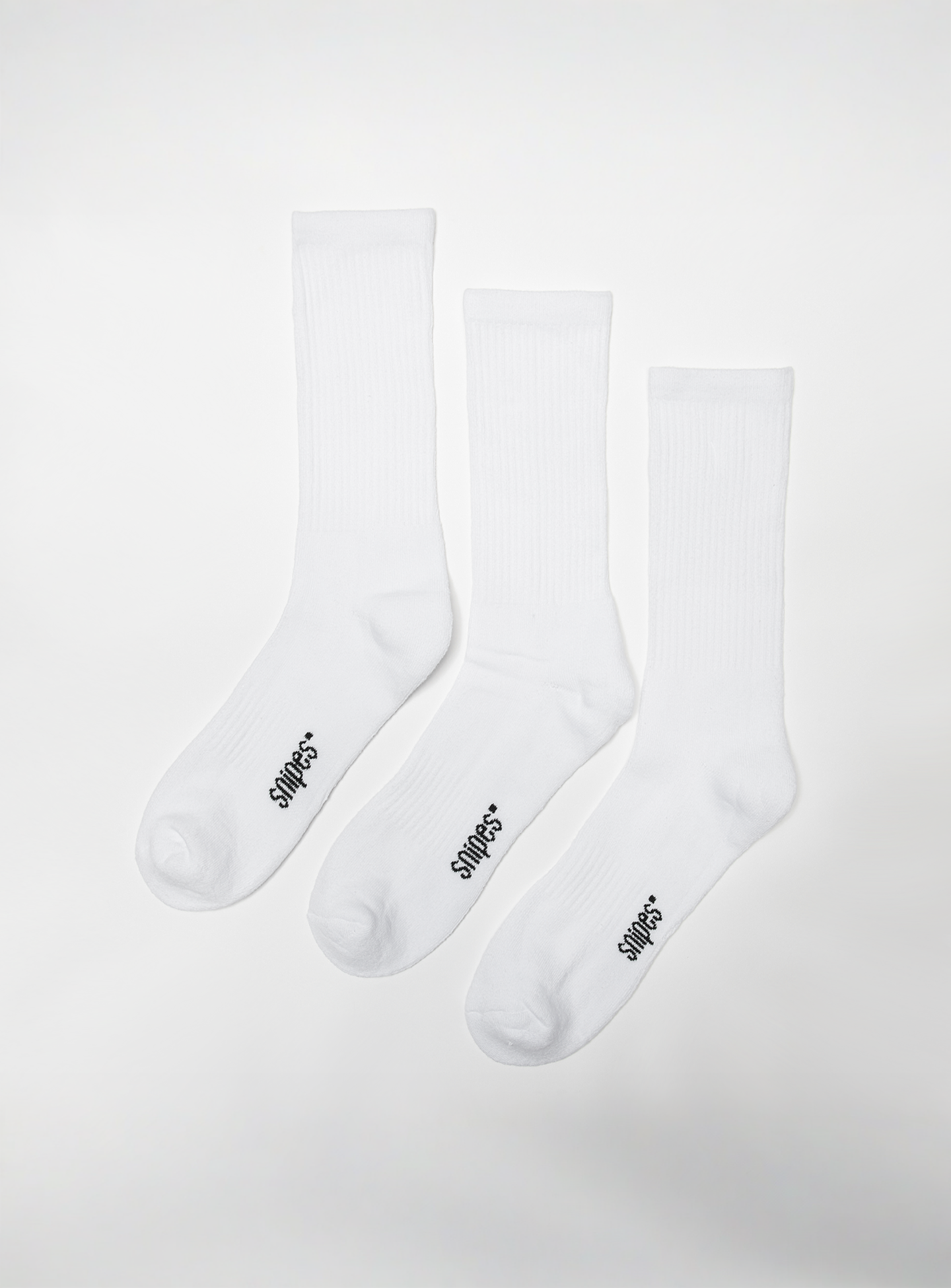 SNIPES, 3 PACK - Crew Socks, white, Image 1 of 2