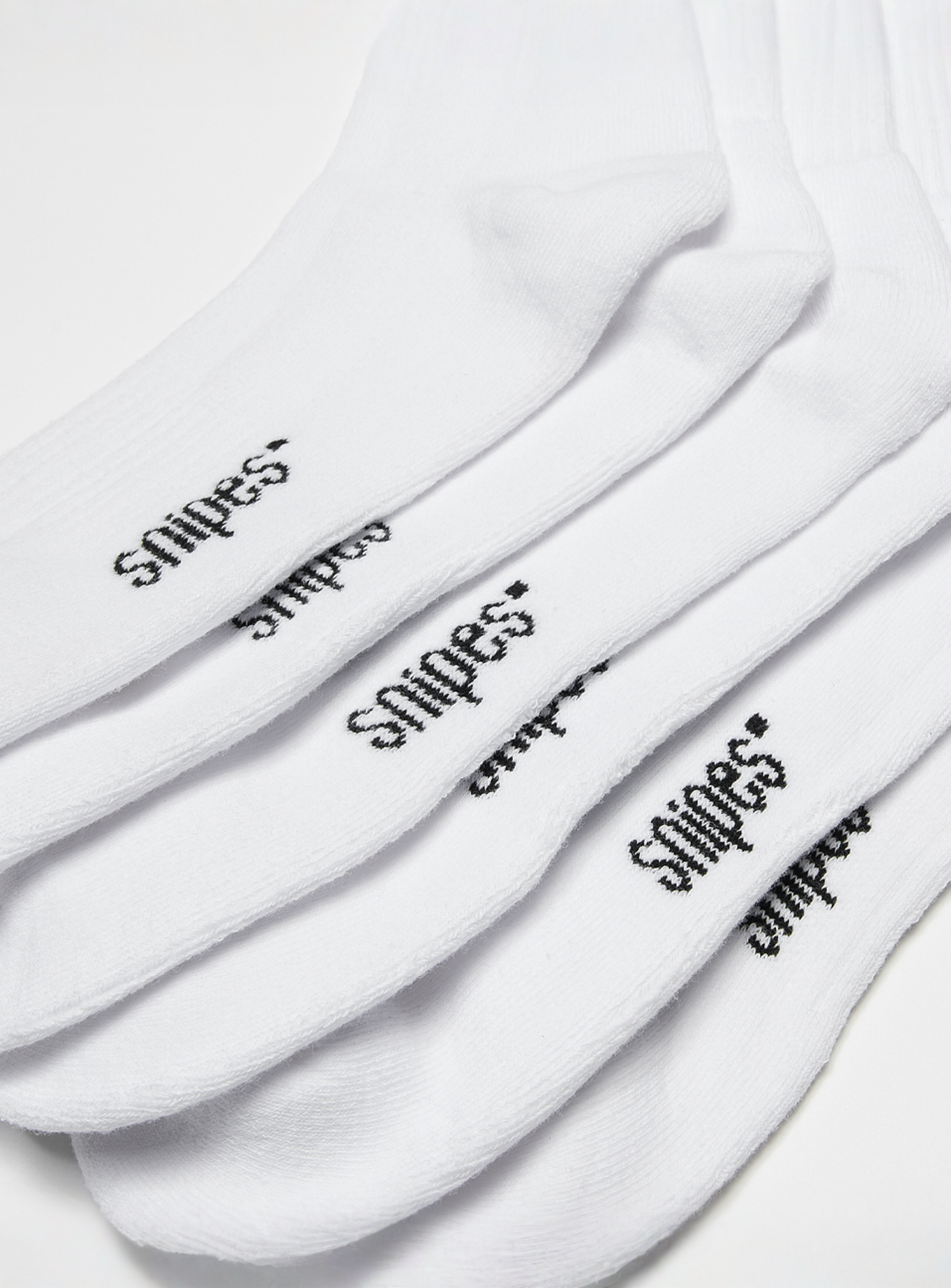 SNIPES, 3 PACK - Crew Socks, white, Image 2 of 2