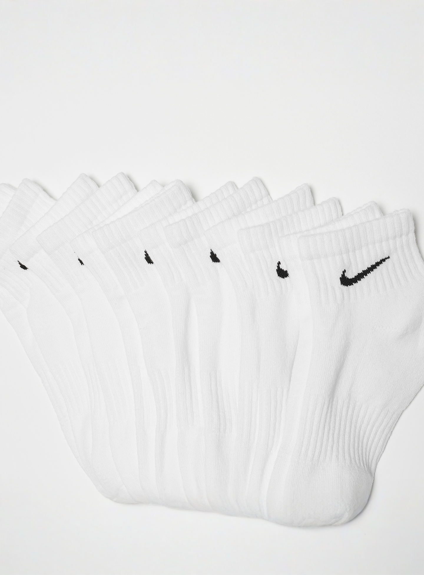 Nike, 6 PACK - Everyday Cushioned Socks, white, Image 2 of 2