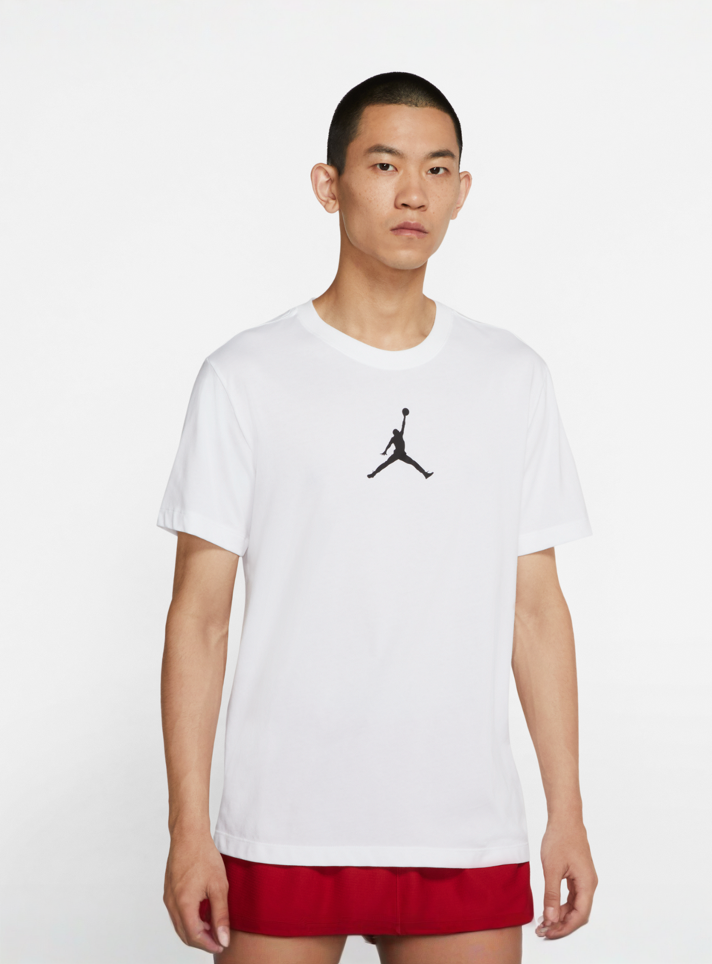 Jordan, Jumpman Short-Sleeve Crew, white, Image 1 of 4