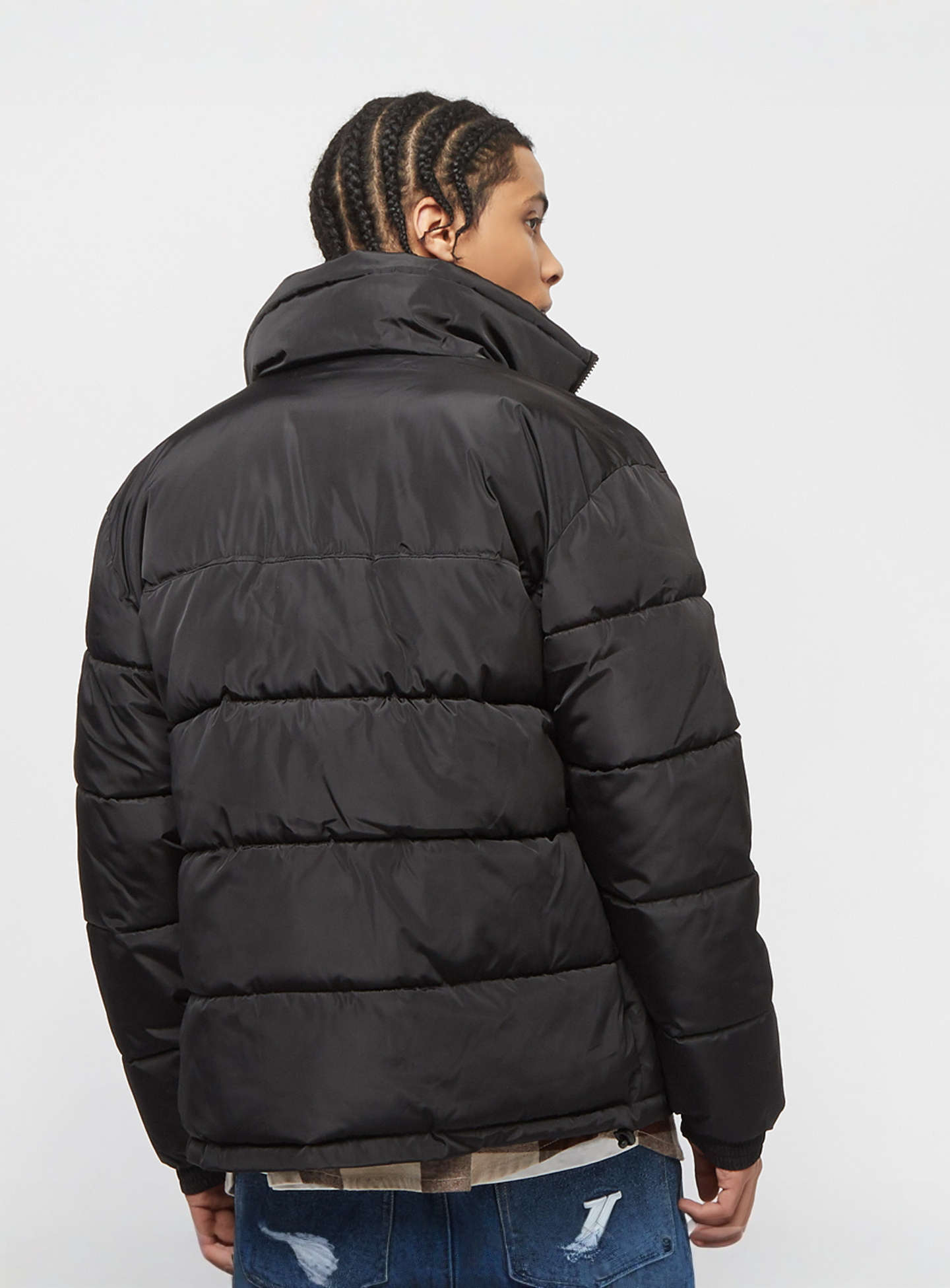 Karl Kani, Retro Essential Puffer Jacket, black, Image 2 of 6