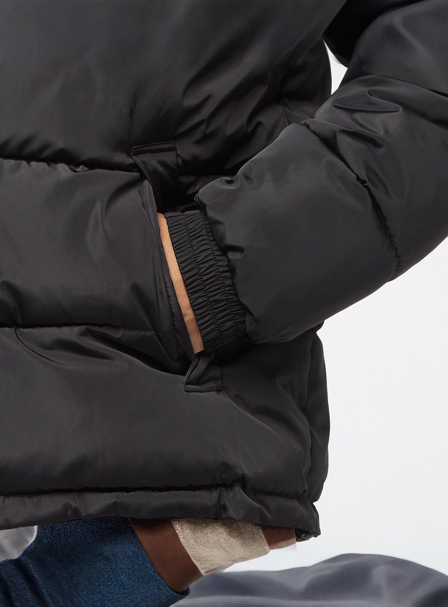 Karl Kani, Retro Essential Puffer Jacket, black, Image 5 of 6