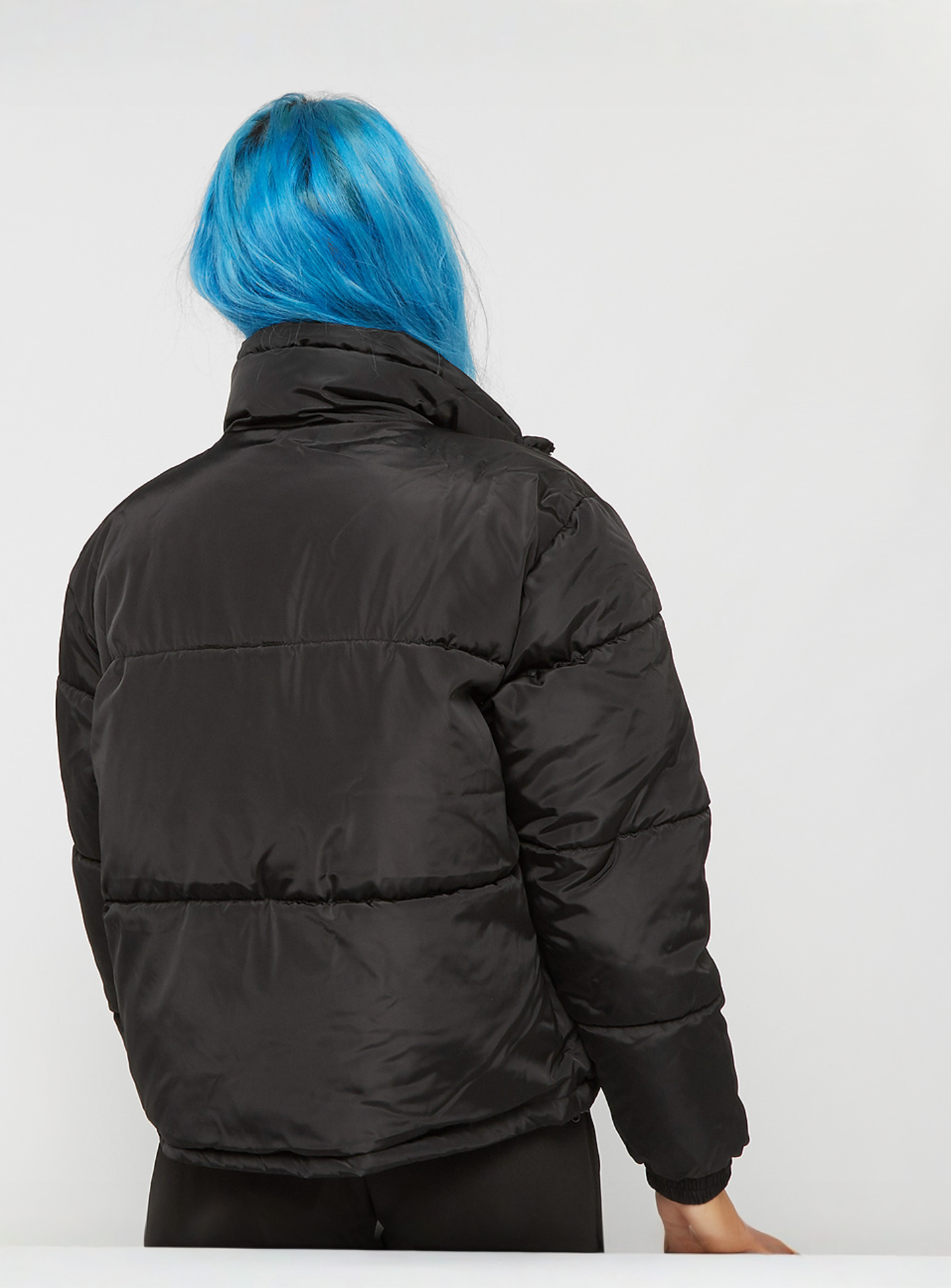 Karl Kani, Retro Essential Puffer Jacket, black, Image 2 of 5