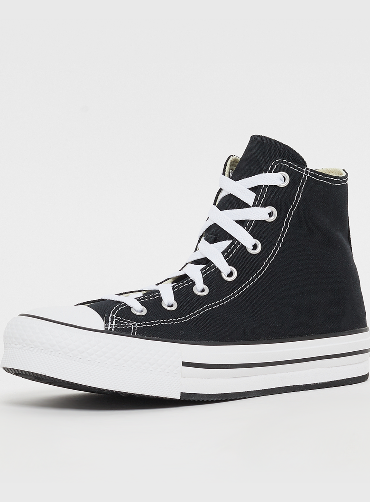 Converse, Chuck Taylor All Star Eva Lift Canvas Platform (GS), black, Image 2 of 5