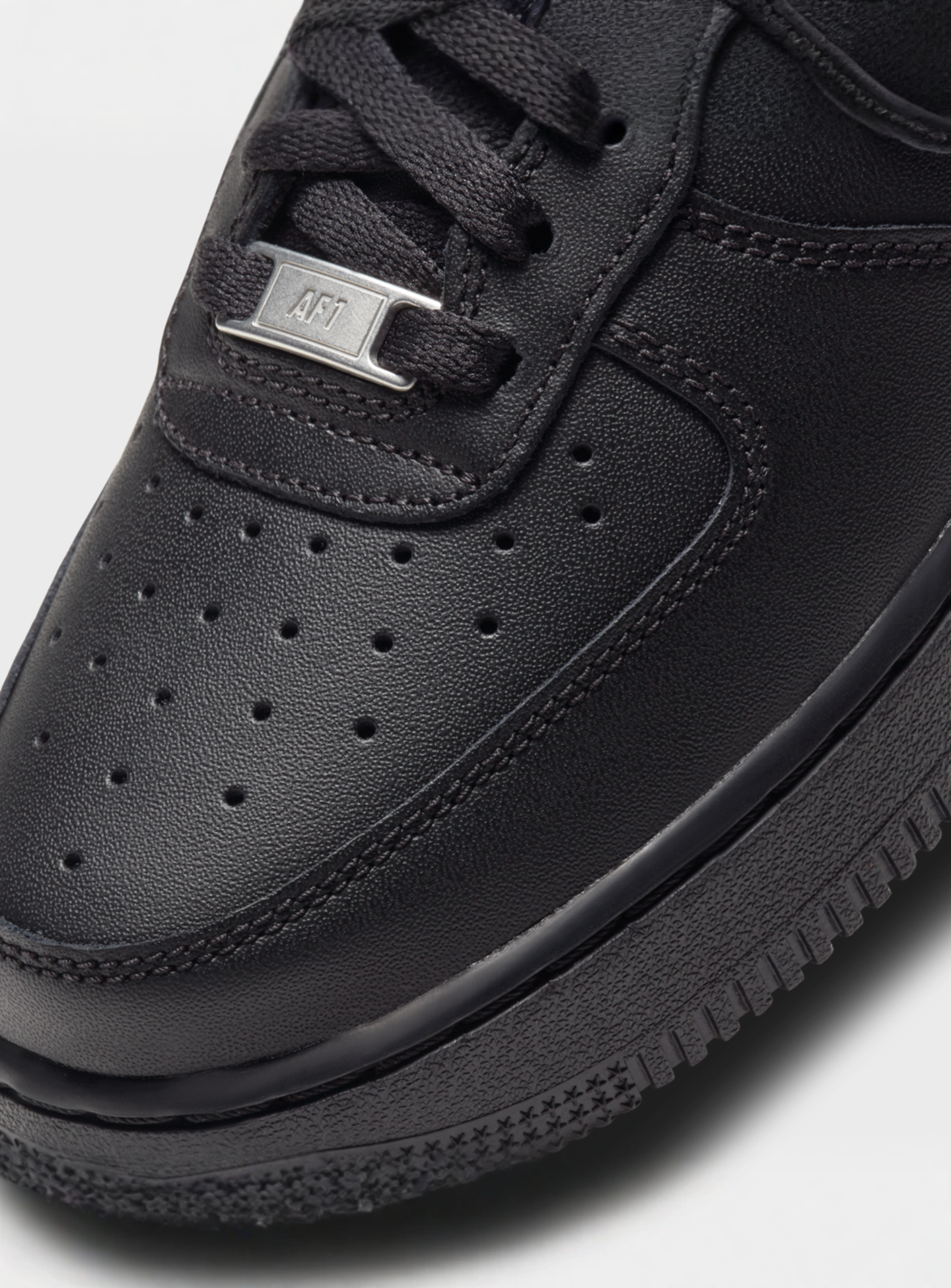 Nike, WMNS Air Force 1, black, Image 7 of 8
