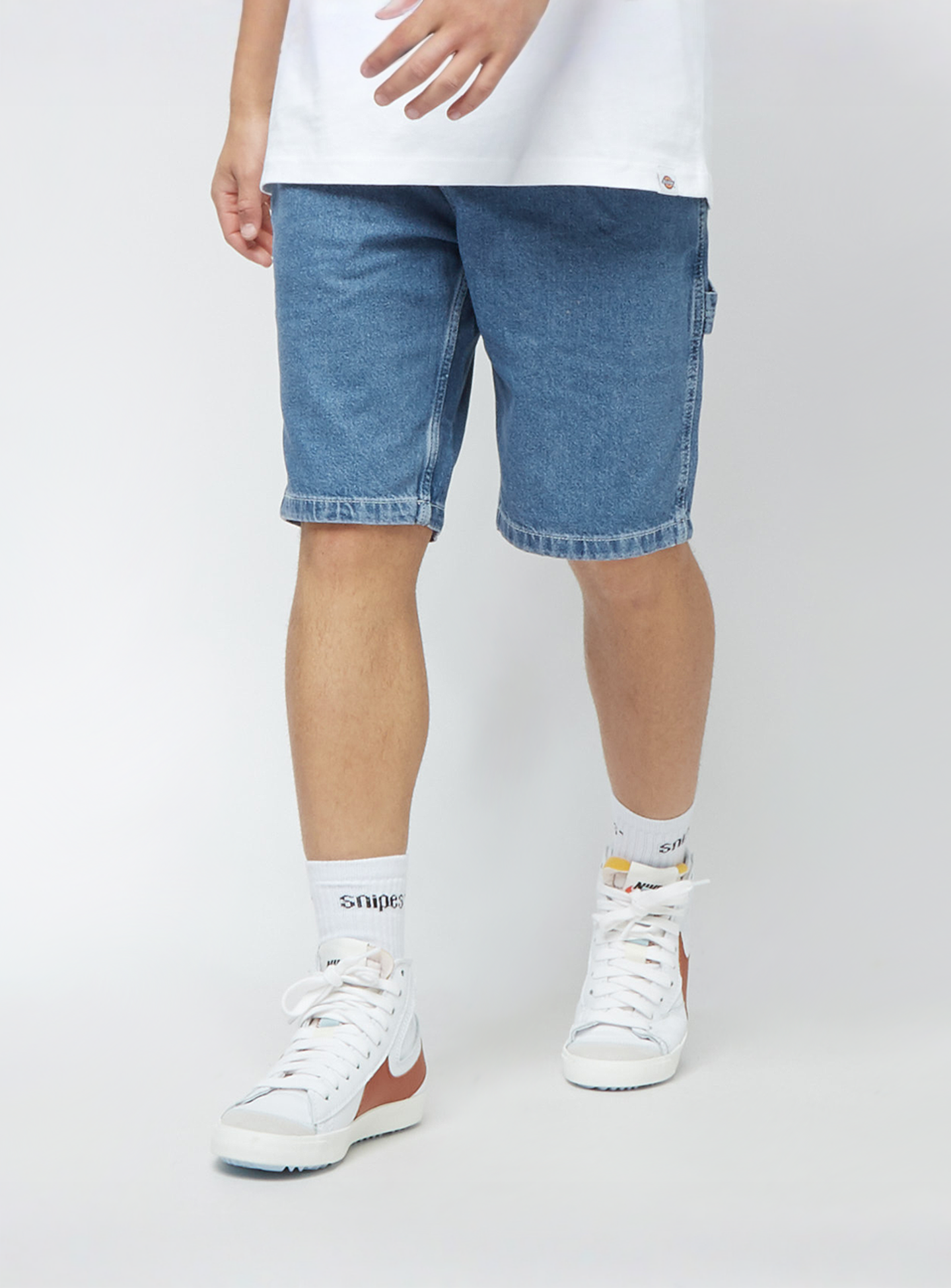 Dickies, Garyville Denim Shorts, blue, Image 1 of 6