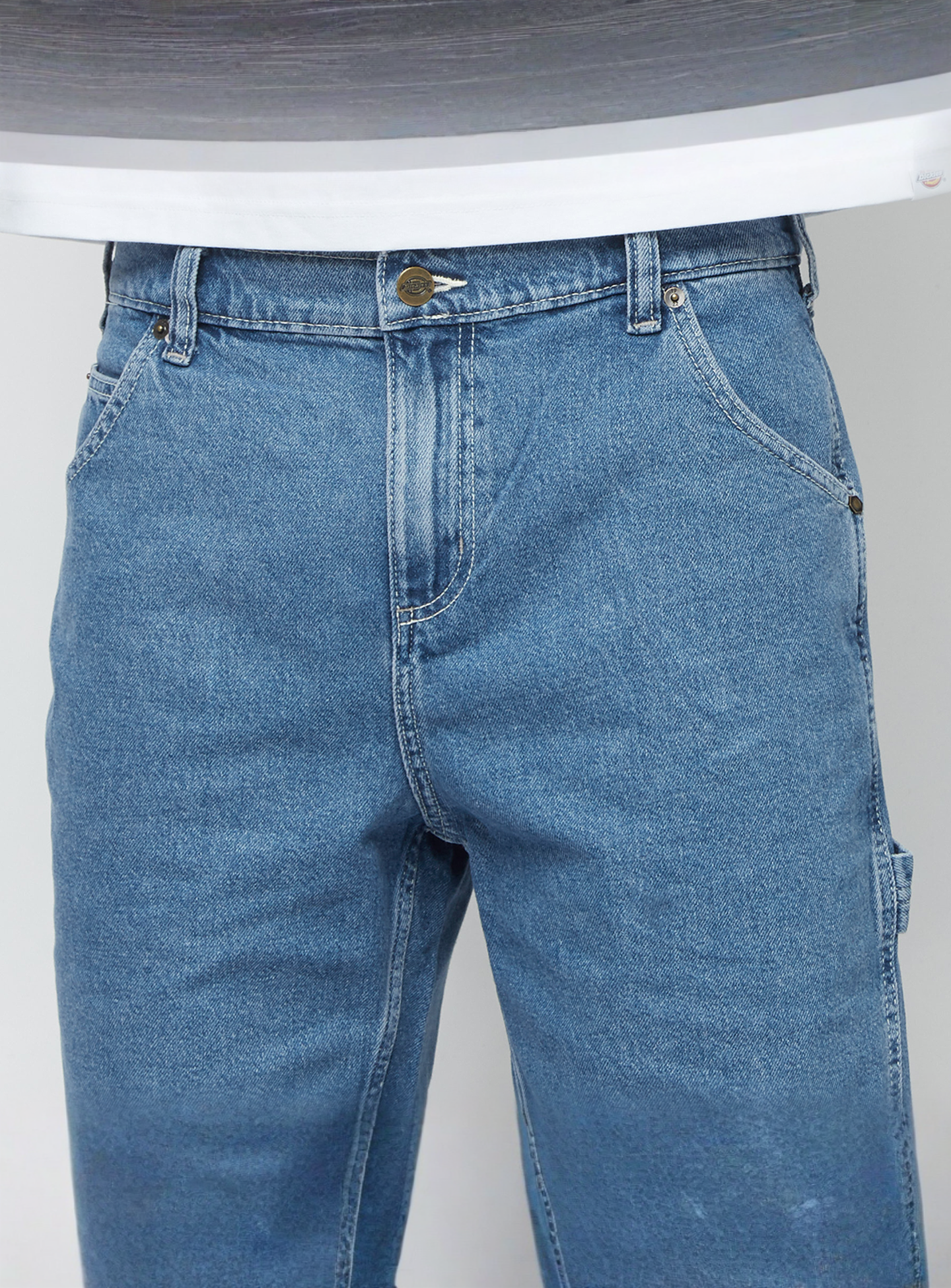 Dickies, Garyville Denim Shorts, blue, Image 3 of 6