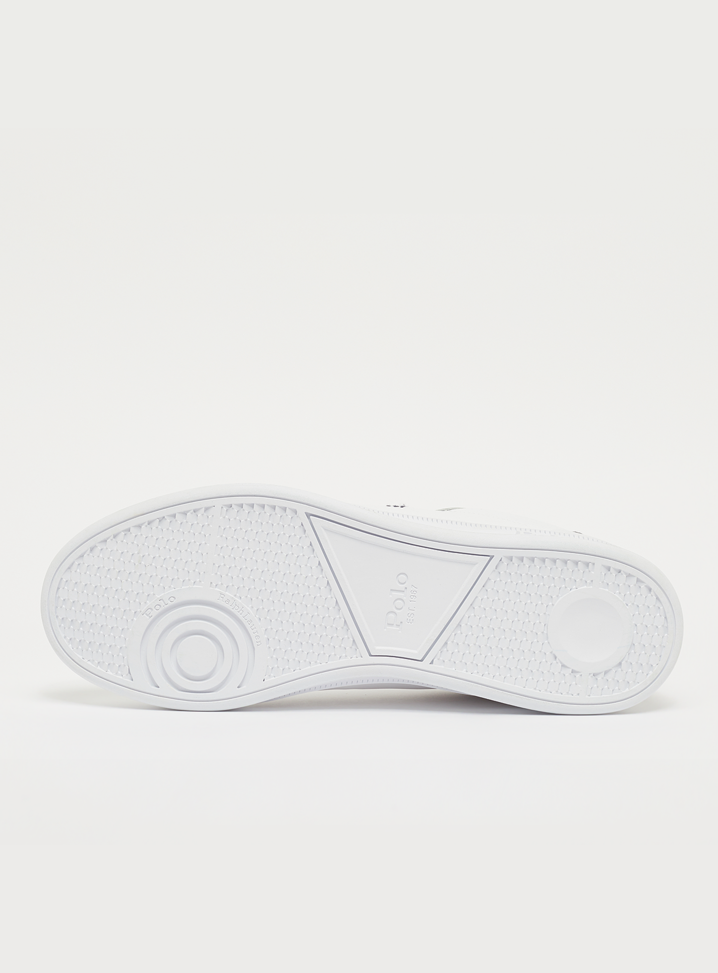 Polo Ralph Lauren, Heritage Court II Leather Sneaker, white, Image 4 of 5