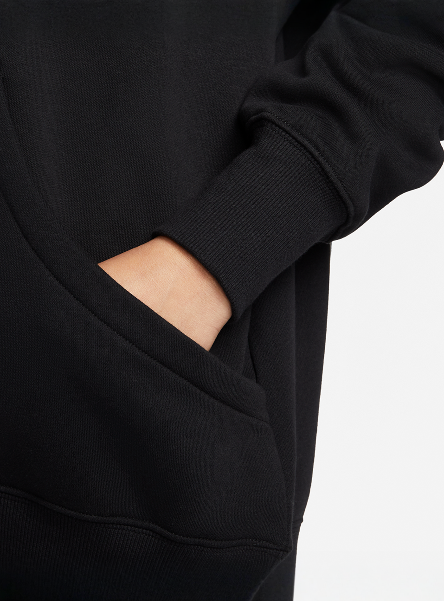 Nike, Sportswear Phoenix Fleece Oversized Hoodie, black, Image 4 of 6
